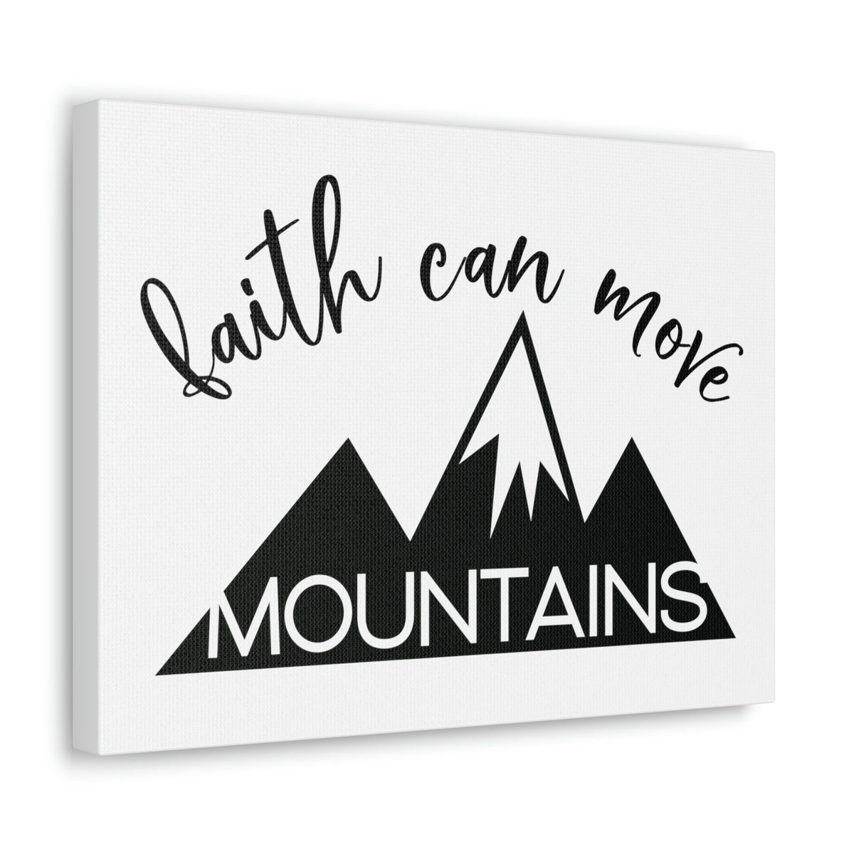 Scripture Walls Faith Can Move Mountains Matthew 17:20 Christian Wall Art Print Ready to Hang Unframed-Express Your Love Gifts