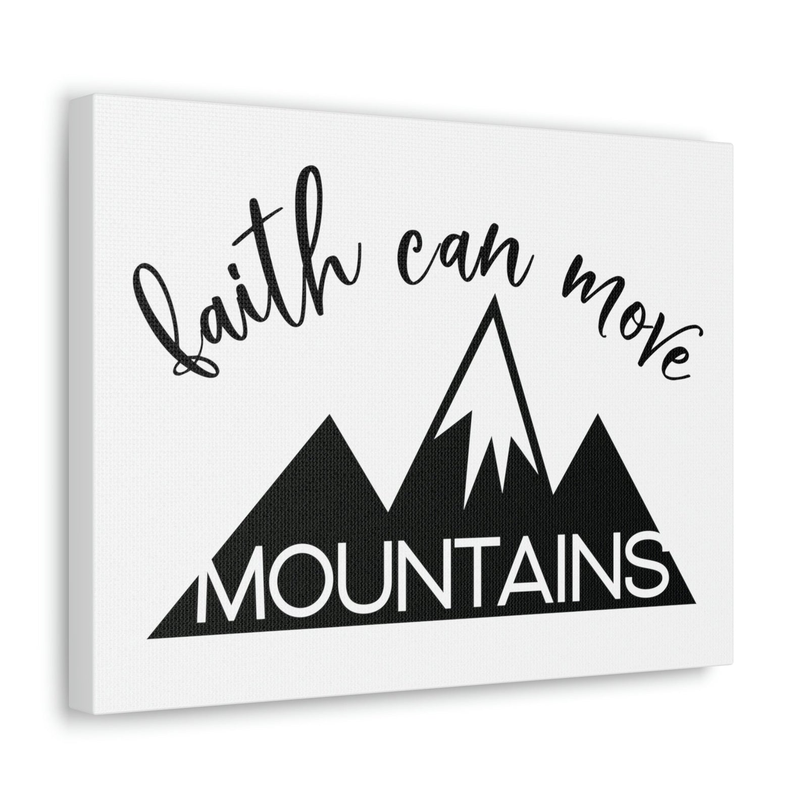 Scripture Walls Faith Can Move Mountains Matthew 17:20 Christian Wall Art Print Ready to Hang Unframed-Express Your Love Gifts