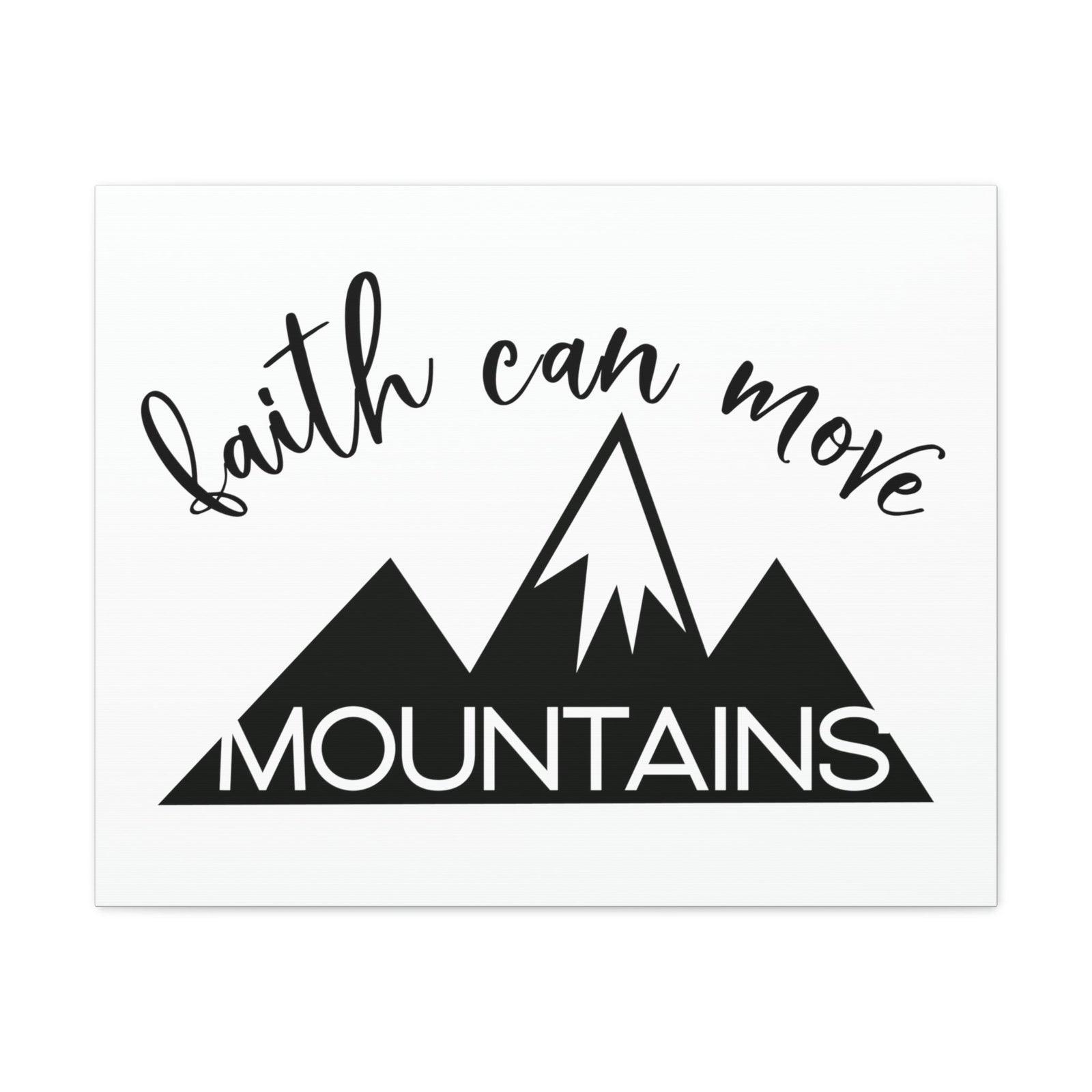 Scripture Walls Faith Can Move Mountains Matthew 17:20 Christian Wall Art Print Ready to Hang Unframed-Express Your Love Gifts