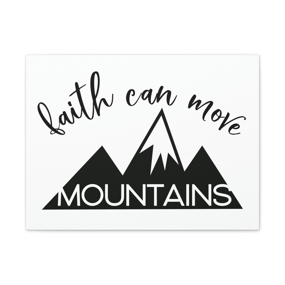 Scripture Walls Faith Can Move Mountains Matthew 17:20 Christian Wall Art Print Ready to Hang Unframed-Express Your Love Gifts