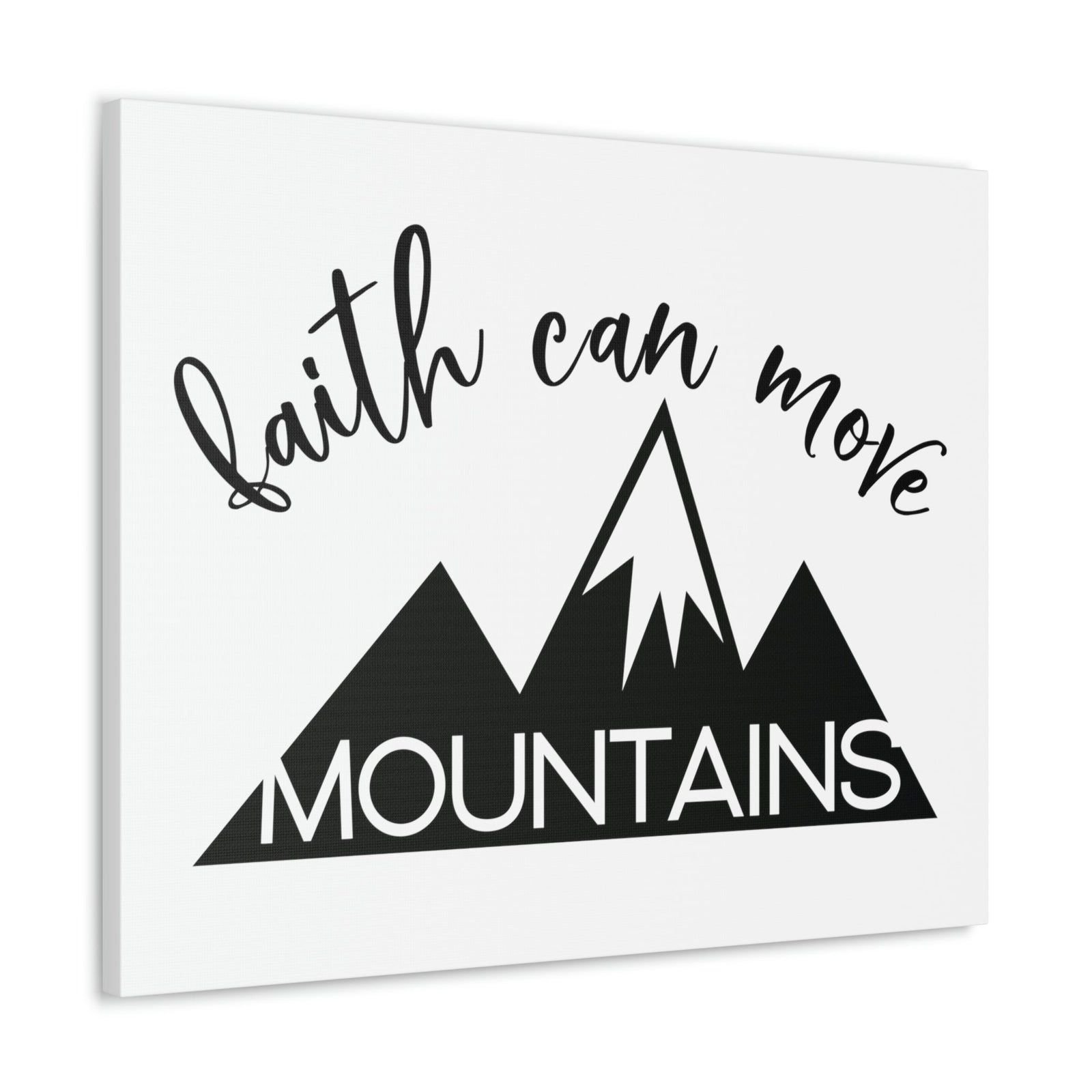 Scripture Walls Faith Can Move Mountains Matthew 17:20 Christian Wall Art Print Ready to Hang Unframed-Express Your Love Gifts