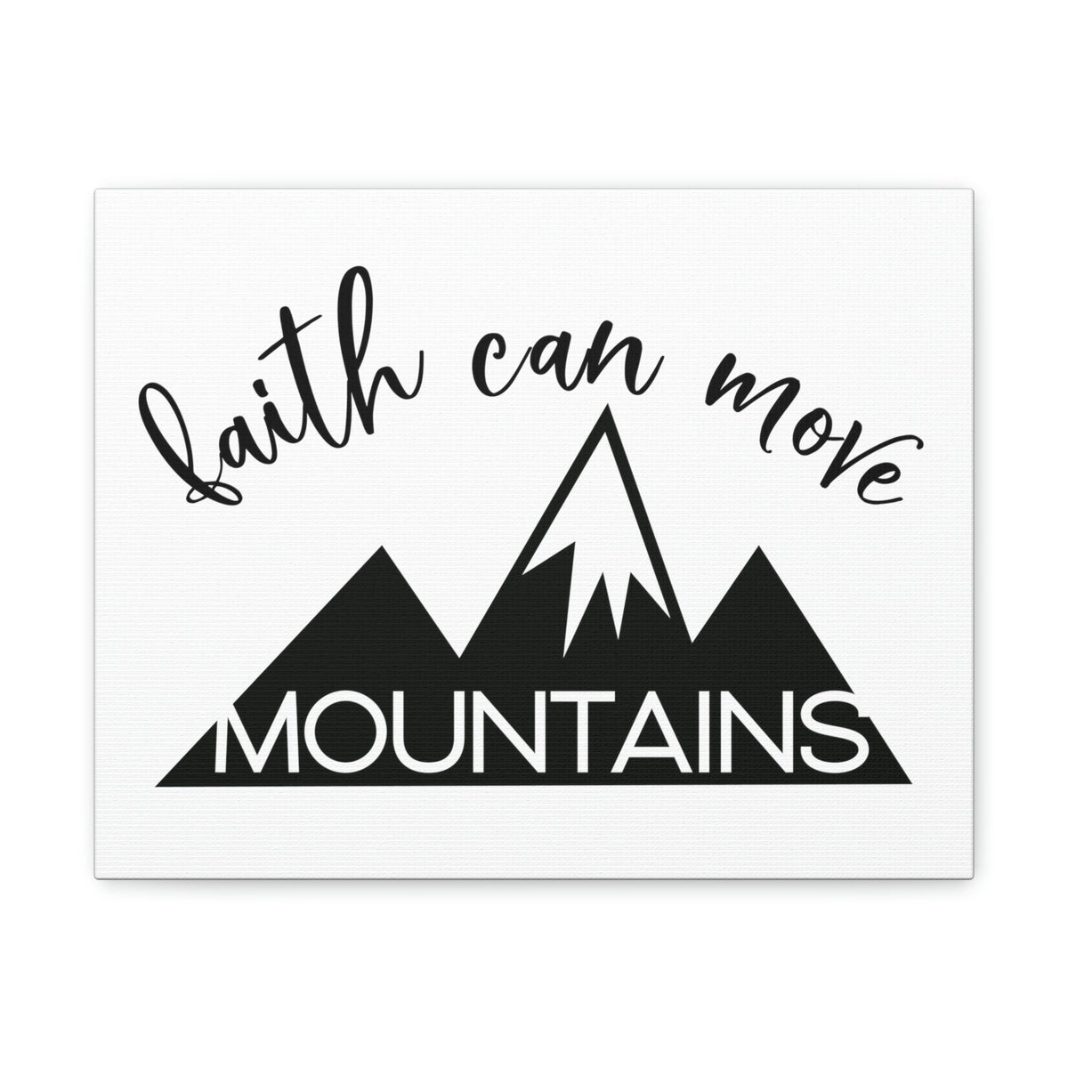 Scripture Walls Faith Can Move Mountains Matthew 17:20 Christian Wall Art Print Ready to Hang Unframed-Express Your Love Gifts