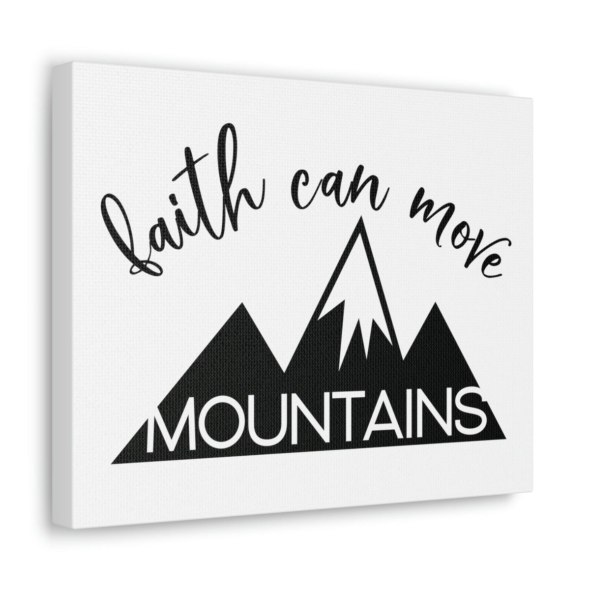 Scripture Walls Faith Can Move Mountains Matthew 17:20 Christian Wall Art Print Ready to Hang Unframed-Express Your Love Gifts