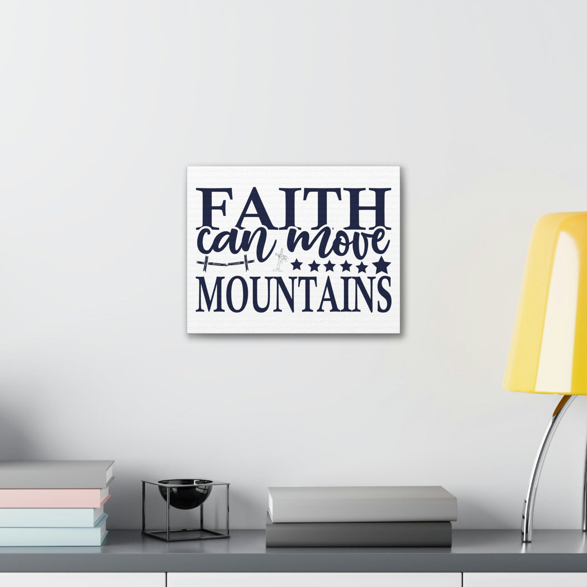 Scripture Walls Faith Can Move Mountains Matthew 17:21 Christian Wall Art Print Ready to Hang Unframed-Express Your Love Gifts