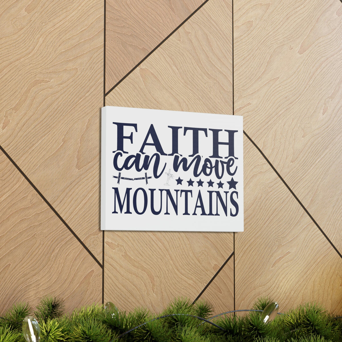 Scripture Walls Faith Can Move Mountains Matthew 17:21 Christian Wall Art Print Ready to Hang Unframed-Express Your Love Gifts