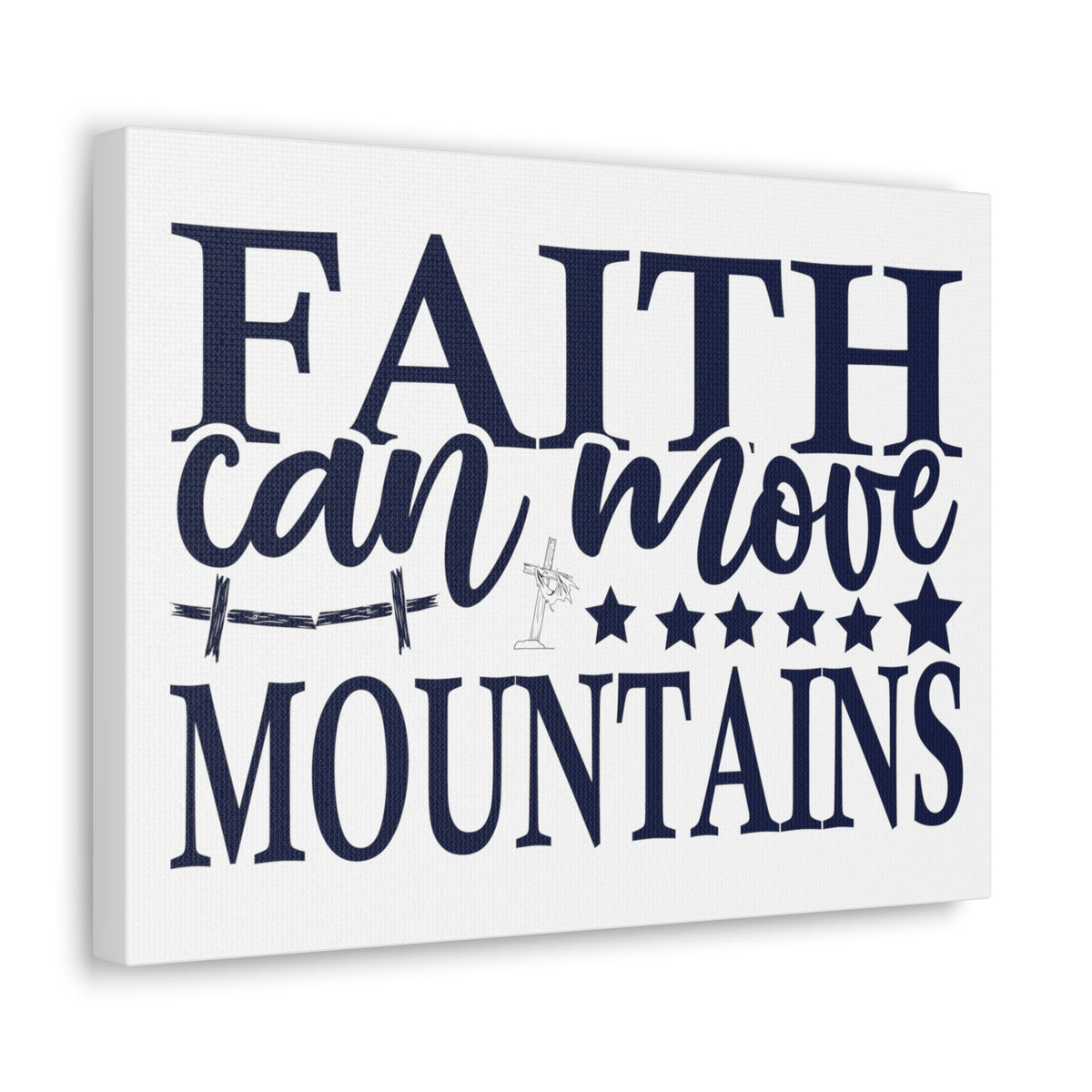 Scripture Walls Faith Can Move Mountains Matthew 17:21 Christian Wall Art Print Ready to Hang Unframed-Express Your Love Gifts