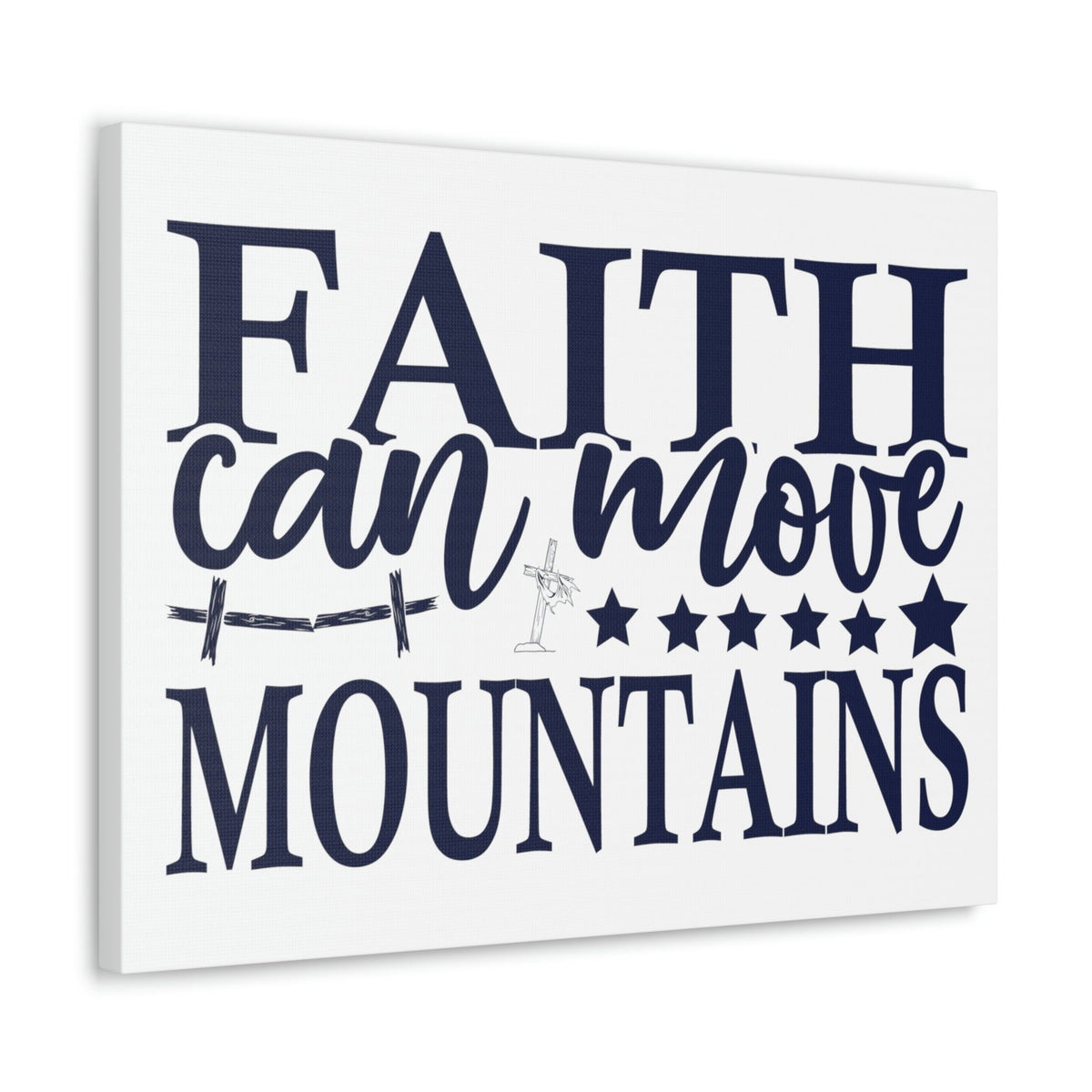 Scripture Walls Faith Can Move Mountains Matthew 17:21 Christian Wall Art Print Ready to Hang Unframed-Express Your Love Gifts