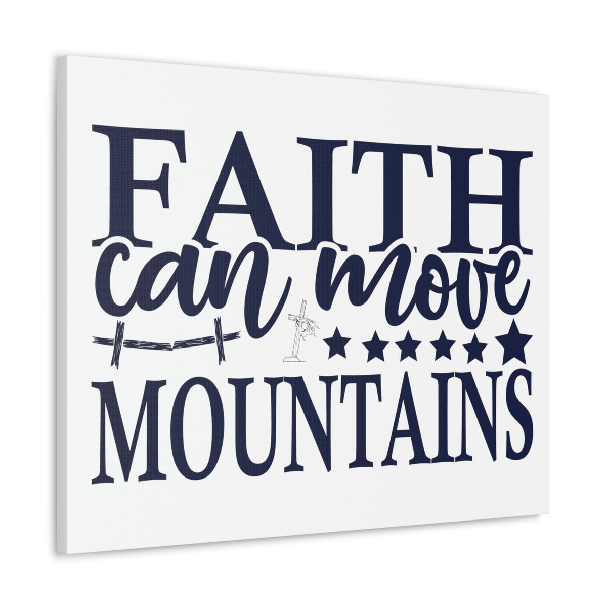 Scripture Walls Faith Can Move Mountains Matthew 17:21 Christian Wall Art Print Ready to Hang Unframed-Express Your Love Gifts