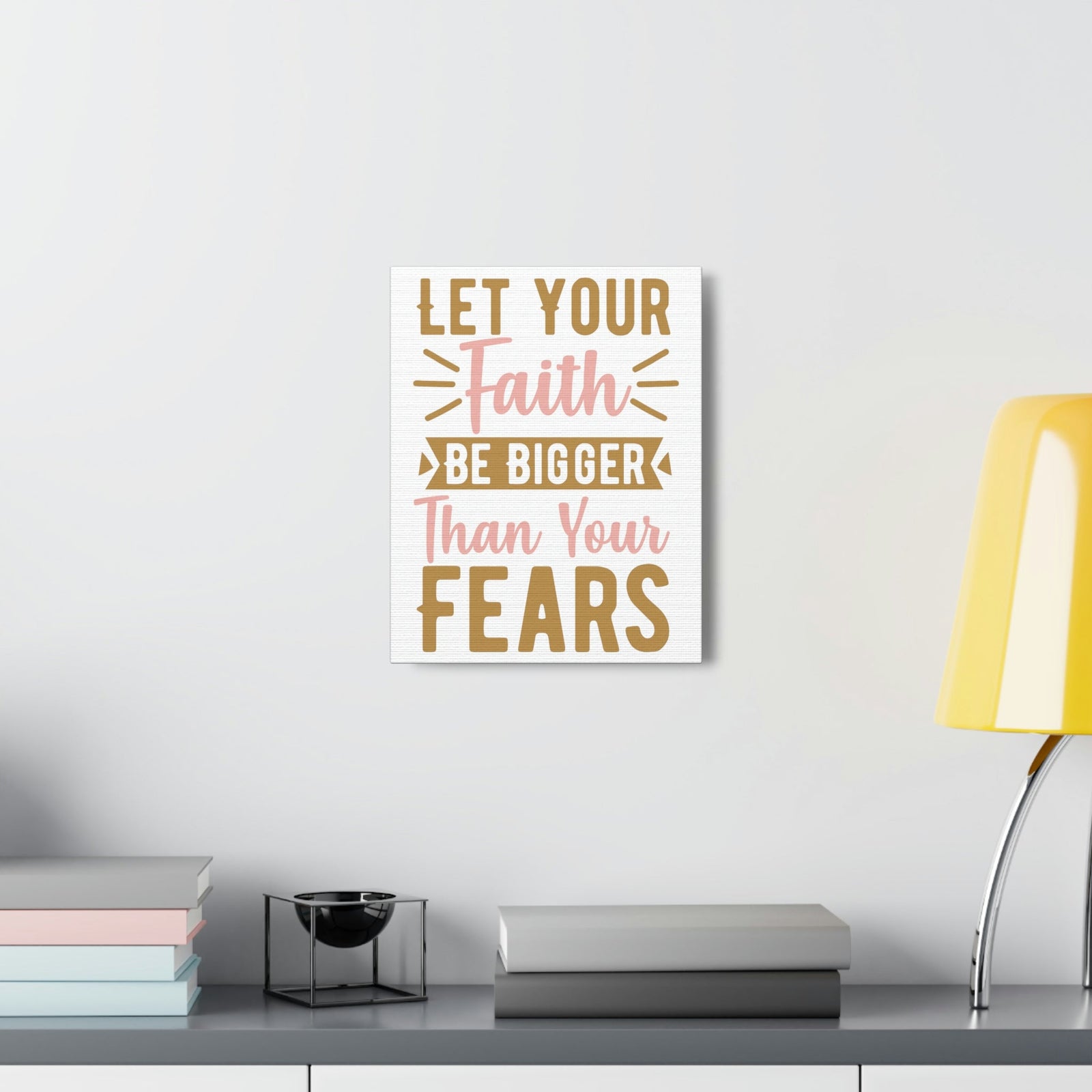 Scripture Walls Faith Christian Hebrews 13:6 Wall Art Print Ready to Hang Unframed-Express Your Love Gifts