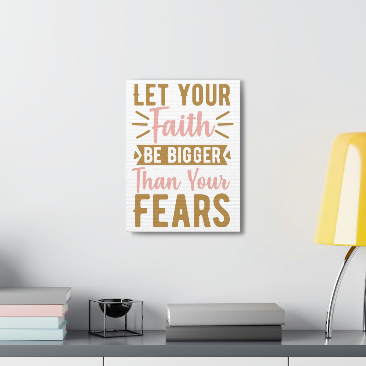 Scripture Walls Faith Christian Hebrews 13:6 Wall Art Print Ready to Hang Unframed-Express Your Love Gifts