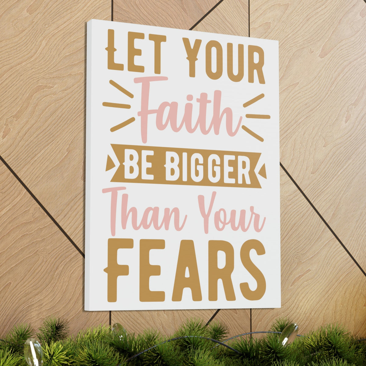Scripture Walls Faith Christian Hebrews 13:6 Wall Art Print Ready to Hang Unframed-Express Your Love Gifts