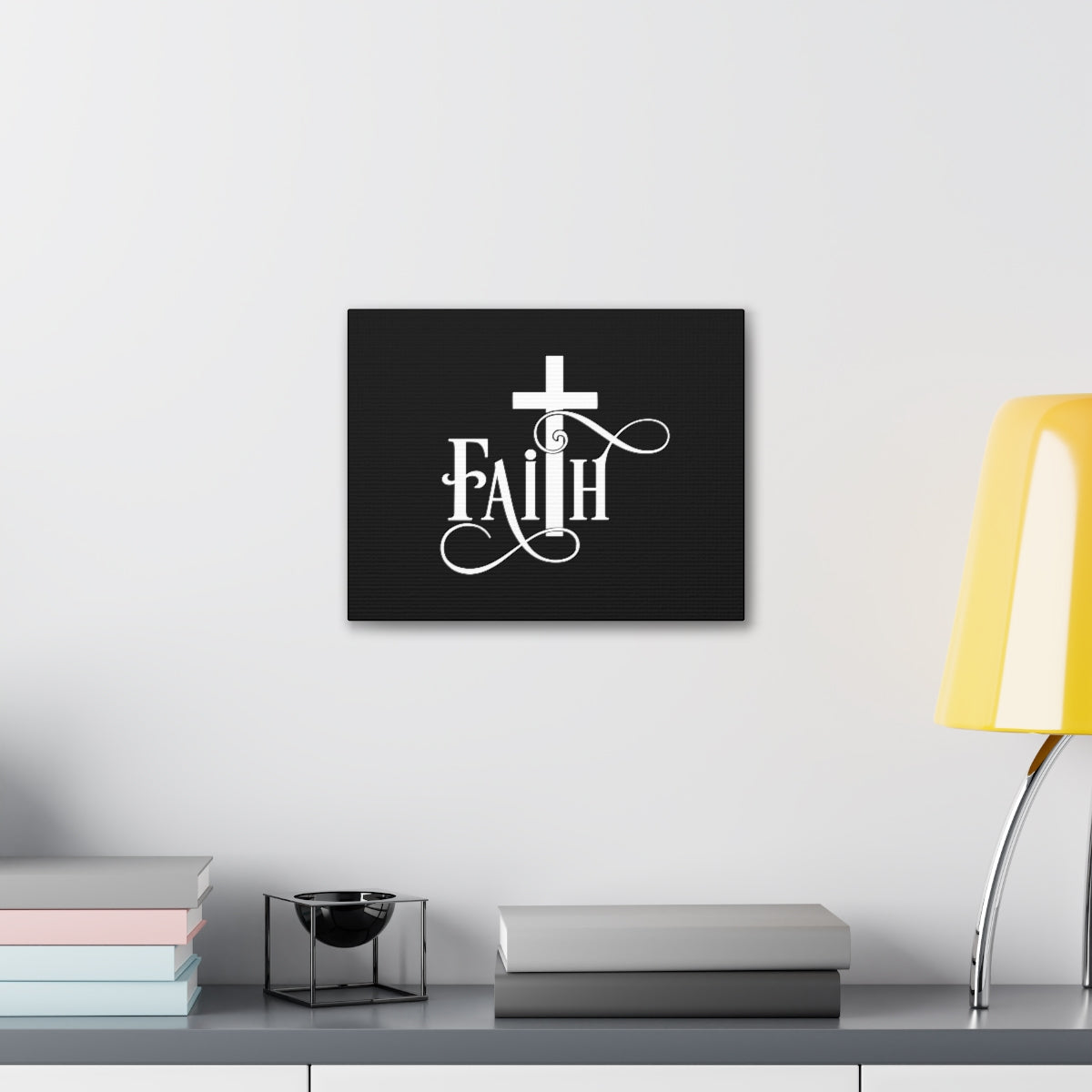 Scripture Walls Faith Cross 2 Corinthians 5:7 Christian Wall Art Bible Verse Print Ready to Hang Unframed-Express Your Love Gifts