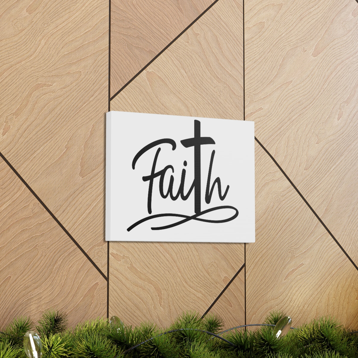 Scripture Walls Faith Cross Hebrews 11:6 Christian Wall Art Print Ready to Hang Unframed-Express Your Love Gifts