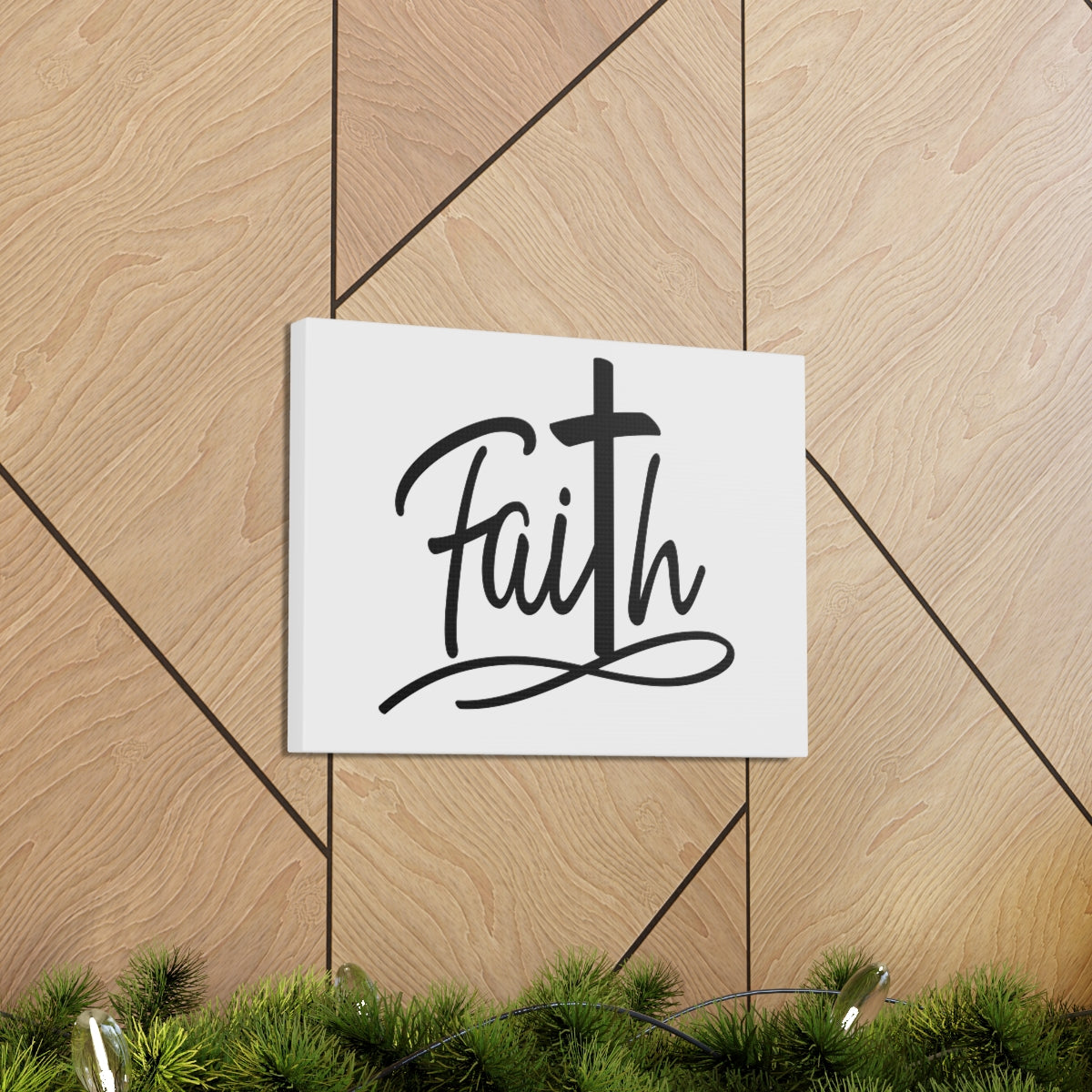 Scripture Walls Faith Cross Hebrews 11:6 Christian Wall Art Print Ready to Hang Unframed-Express Your Love Gifts