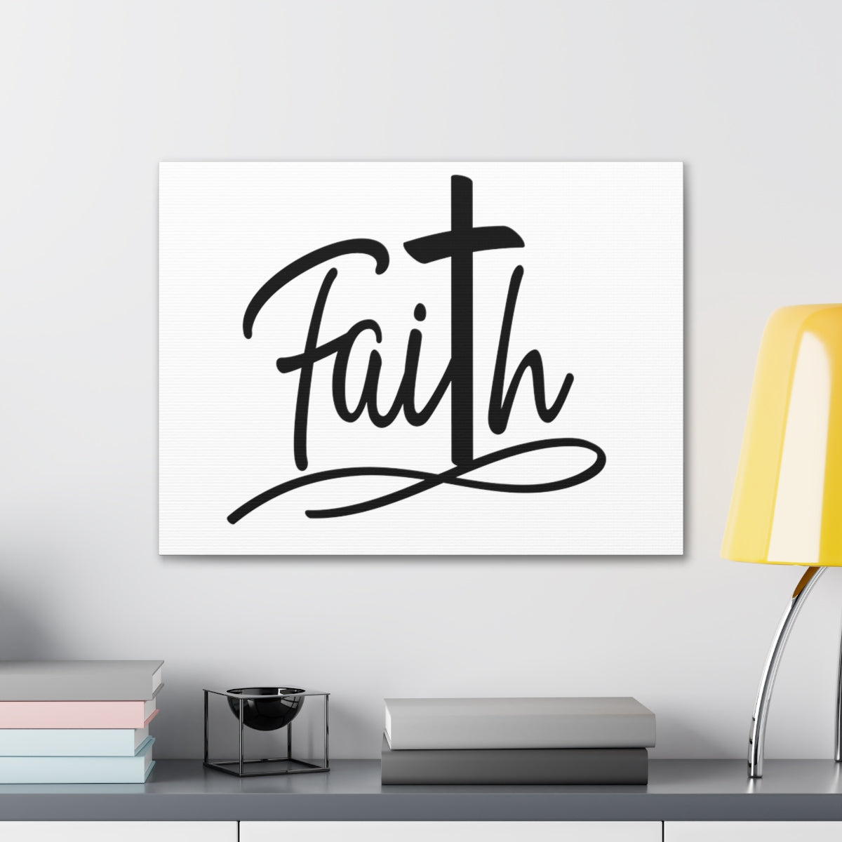 Scripture Walls Faith Cross Hebrews 11:6 Christian Wall Art Print Ready to Hang Unframed-Express Your Love Gifts