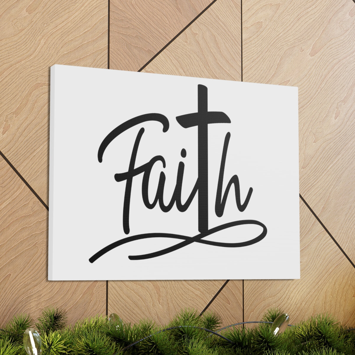 Scripture Walls Faith Cross Hebrews 11:6 Christian Wall Art Print Ready to Hang Unframed-Express Your Love Gifts
