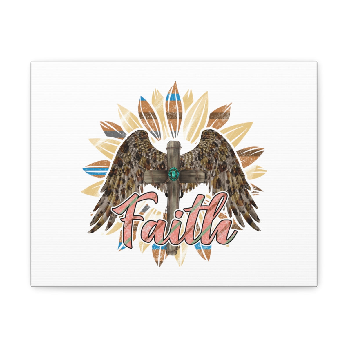 Scripture Walls Faith Eagle Romans 10:17 Christian Wall Art Bible Verse Print Ready to Hang Unframed-Express Your Love Gifts