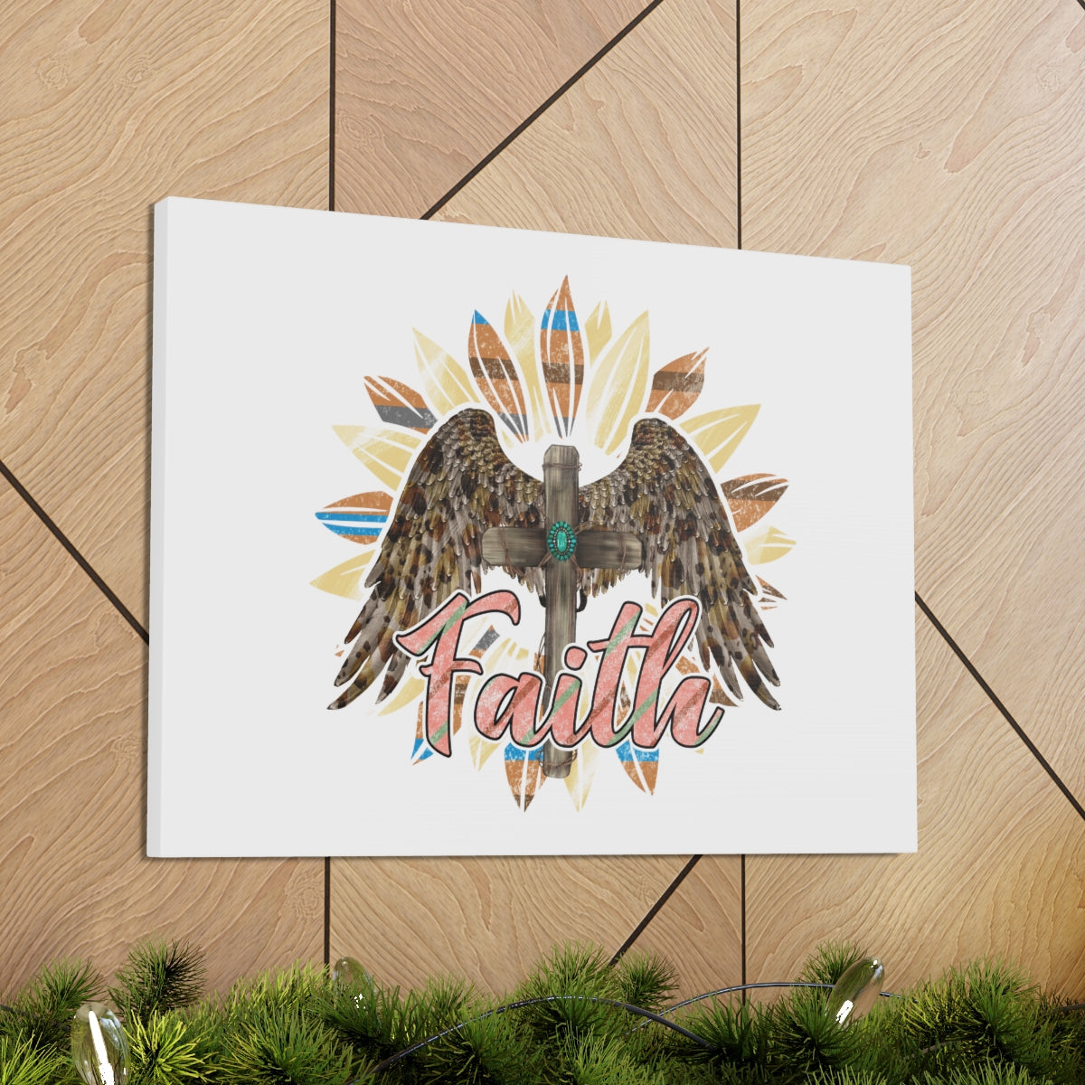 Scripture Walls Faith Eagle Romans 10:17 Christian Wall Art Bible Verse Print Ready to Hang Unframed-Express Your Love Gifts