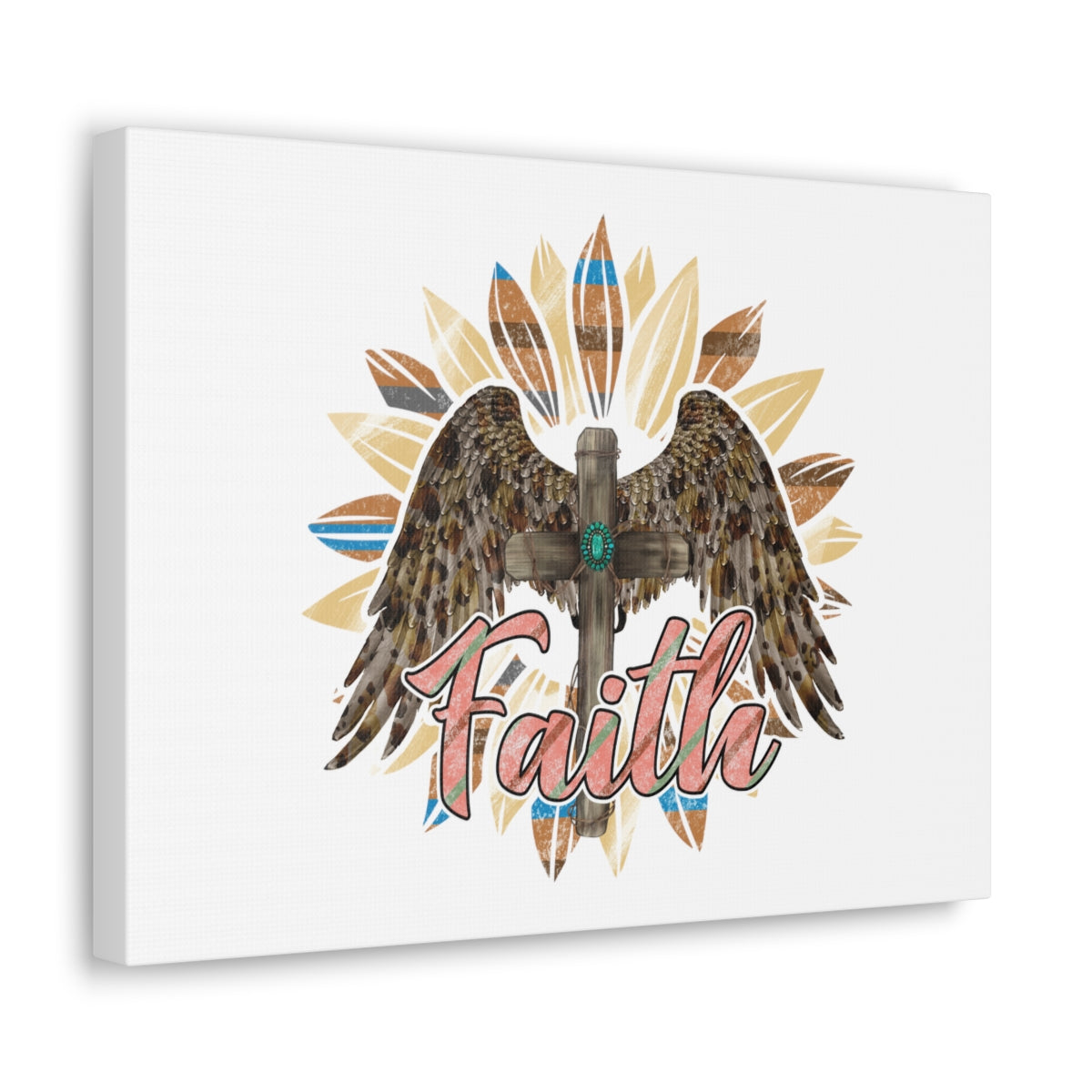 Scripture Walls Faith Eagle Romans 10:17 Christian Wall Art Bible Verse Print Ready to Hang Unframed-Express Your Love Gifts