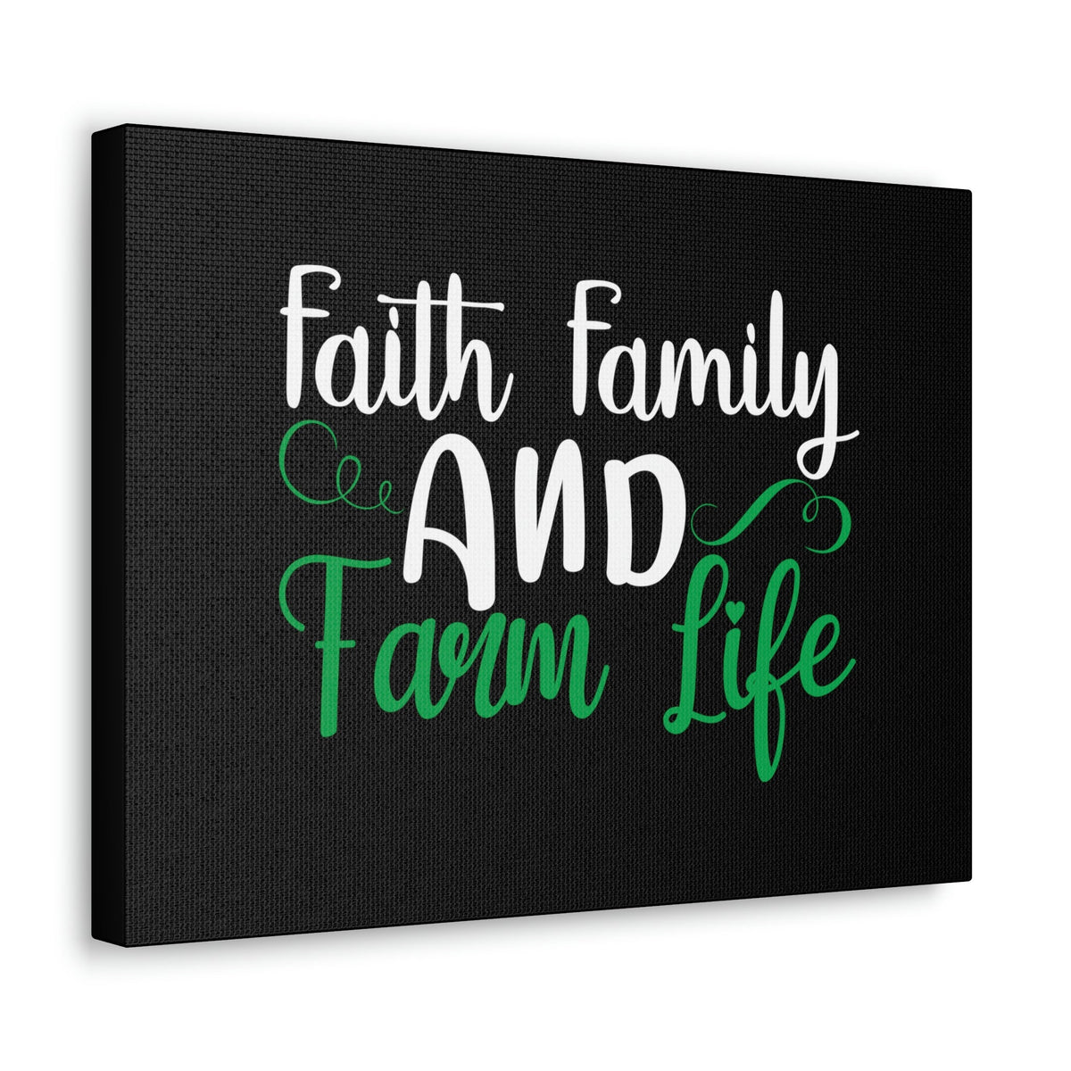 Scripture Walls Faith Family And Farm Life Exodus 20:12 Green Christian Wall Art Bible Verse Print Ready to Hang Unframed-Express Your Love Gifts