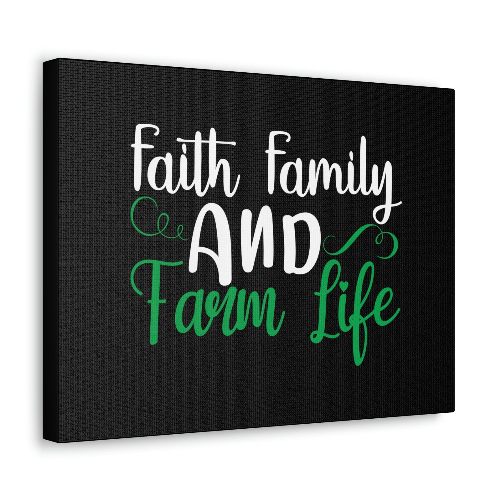 Scripture Walls Faith Family And Farm Life Exodus 20:12 Green Christian Wall Art Bible Verse Print Ready to Hang Unframed-Express Your Love Gifts
