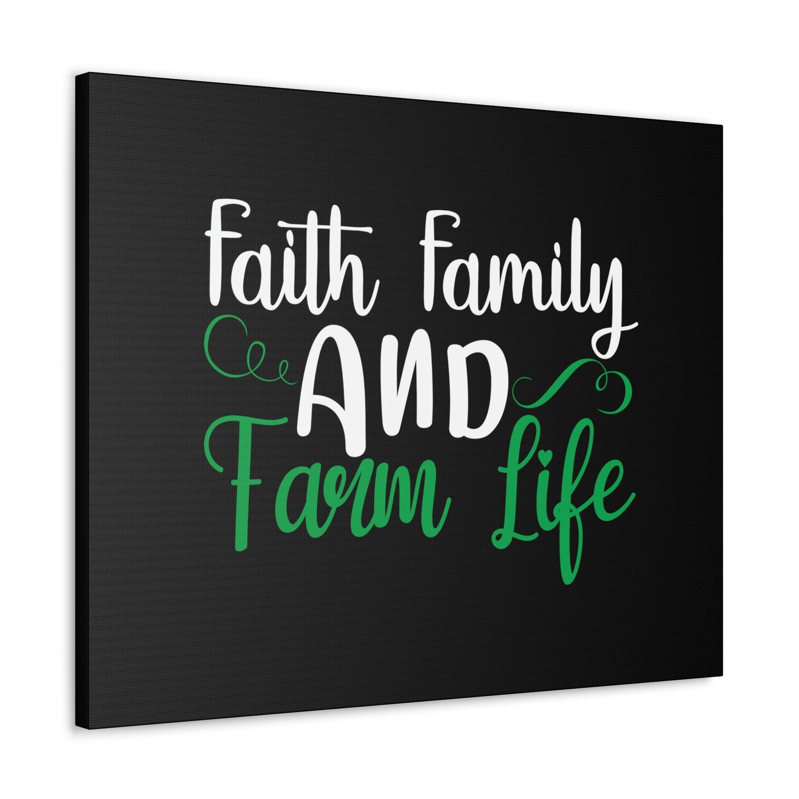 Scripture Walls Faith Family And Farm Life Exodus 20:12 Green Christian Wall Art Bible Verse Print Ready to Hang Unframed-Express Your Love Gifts