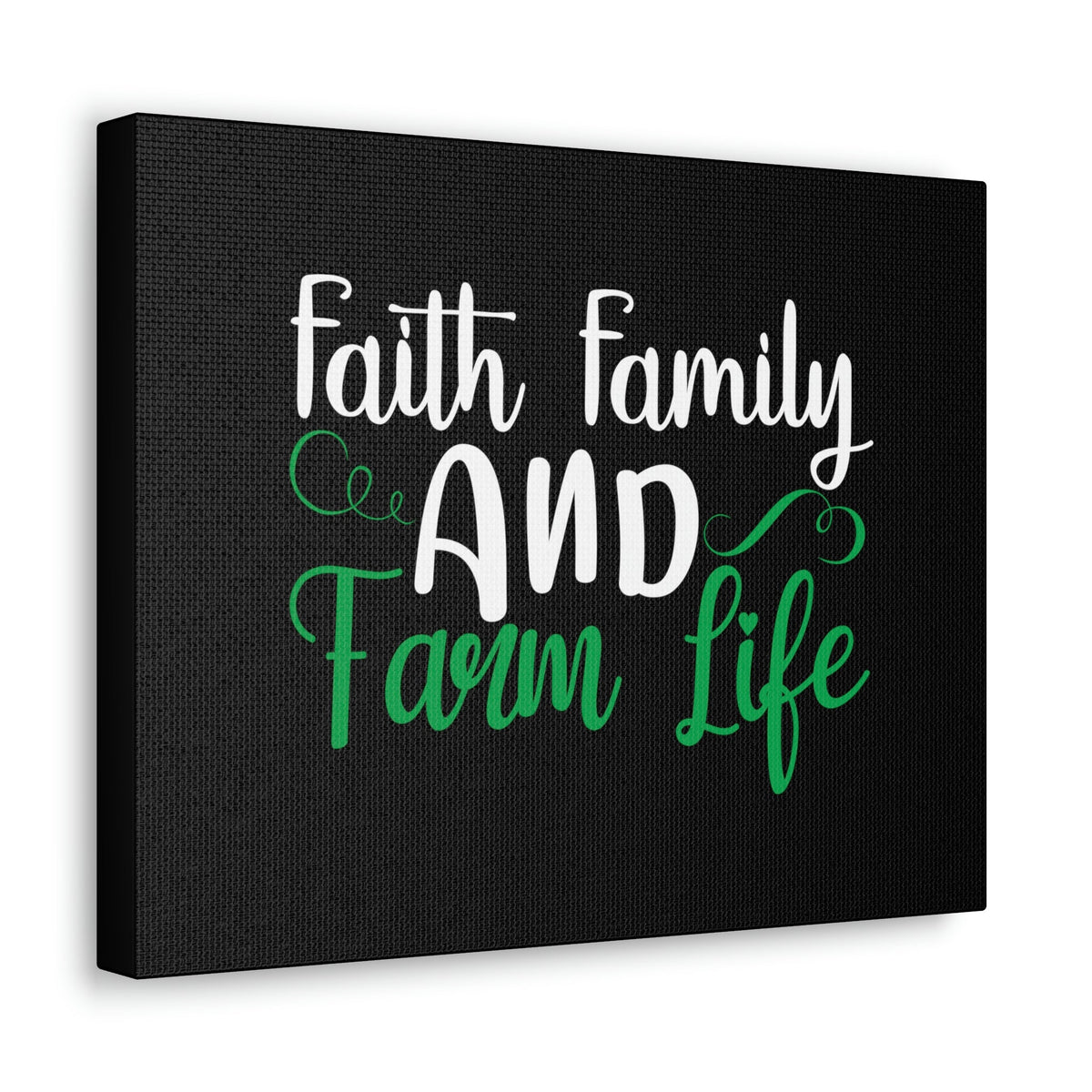 Scripture Walls Faith Family And Farm Life Exodus 20:12 Green Christian Wall Art Bible Verse Print Ready to Hang Unframed-Express Your Love Gifts