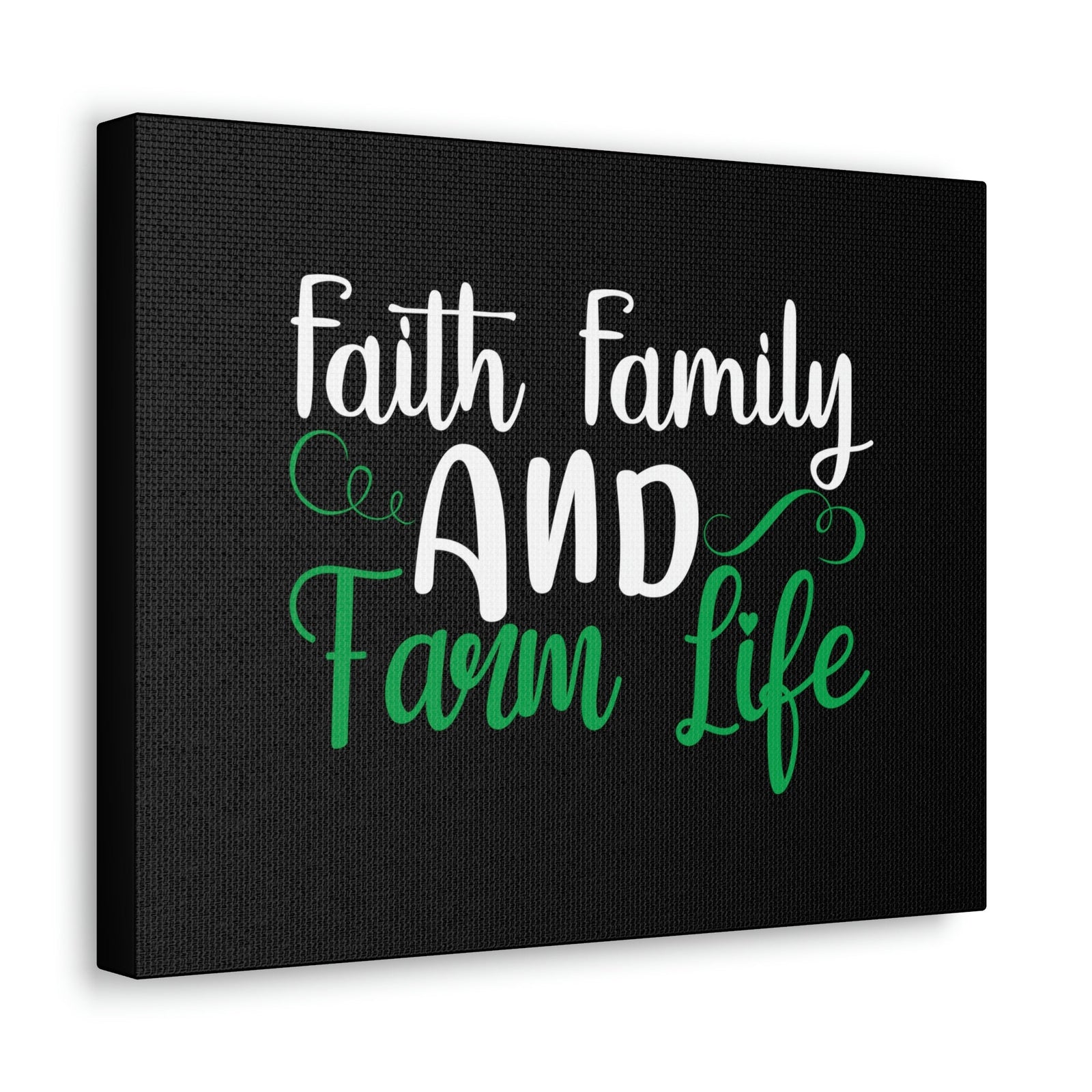 Scripture Walls Faith Family And Farm Life Exodus 20:12 Green Christian Wall Art Bible Verse Print Ready to Hang Unframed-Express Your Love Gifts
