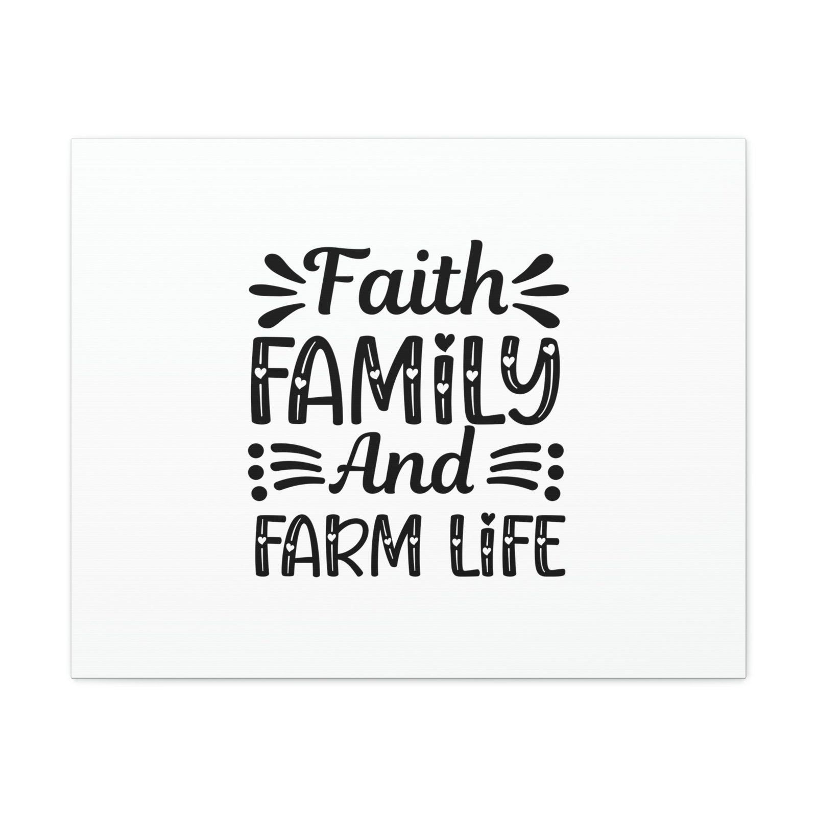 Scripture Walls Faith, Family, And Farm Life Exodus 20:12 Hearts Christian Wall Art Bible Verse Print Ready to Hang Unframed-Express Your Love Gifts