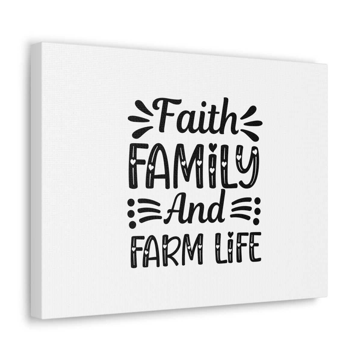 Scripture Walls Faith, Family, And Farm Life Exodus 20:12 Hearts Christian Wall Art Bible Verse Print Ready to Hang Unframed-Express Your Love Gifts