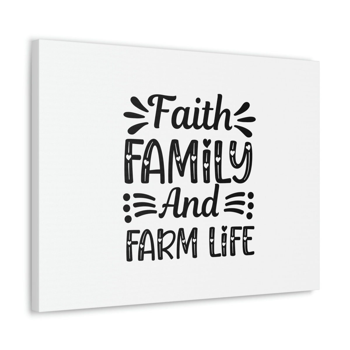 Scripture Walls Faith, Family, And Farm Life Exodus 20:12 Hearts Christian Wall Art Bible Verse Print Ready to Hang Unframed-Express Your Love Gifts