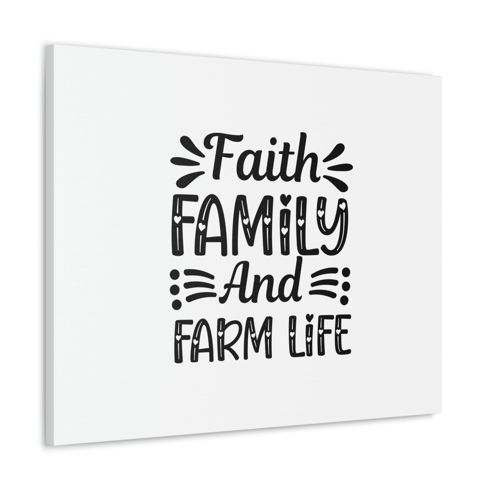Scripture Walls Faith, Family, And Farm Life Exodus 20:12 Hearts Christian Wall Art Bible Verse Print Ready to Hang Unframed-Express Your Love Gifts