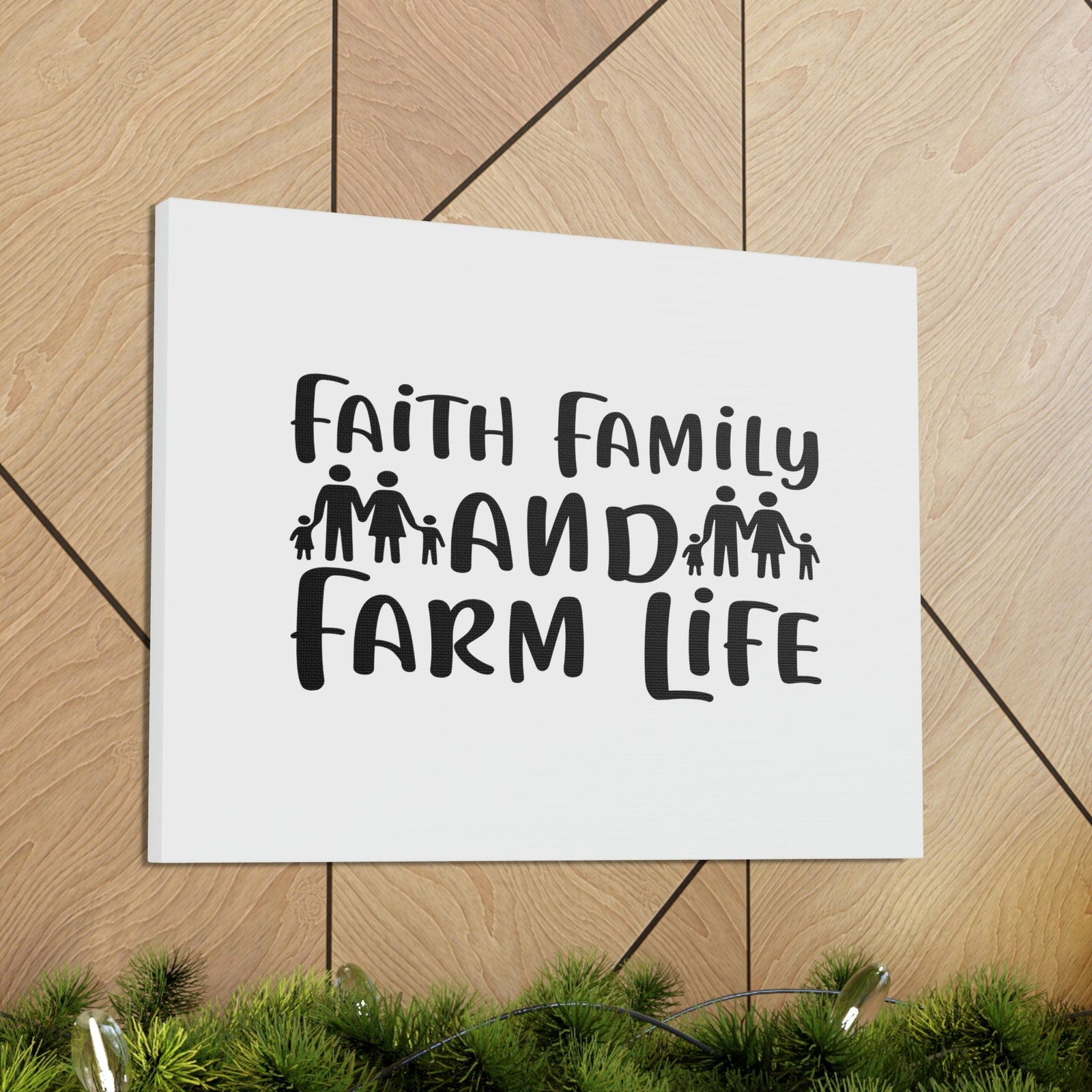 Scripture Walls Faith Family And Farm Life Exodus 20:12 People Christian Wall Art Bible Verse Print Ready to Hang Unframed-Express Your Love Gifts
