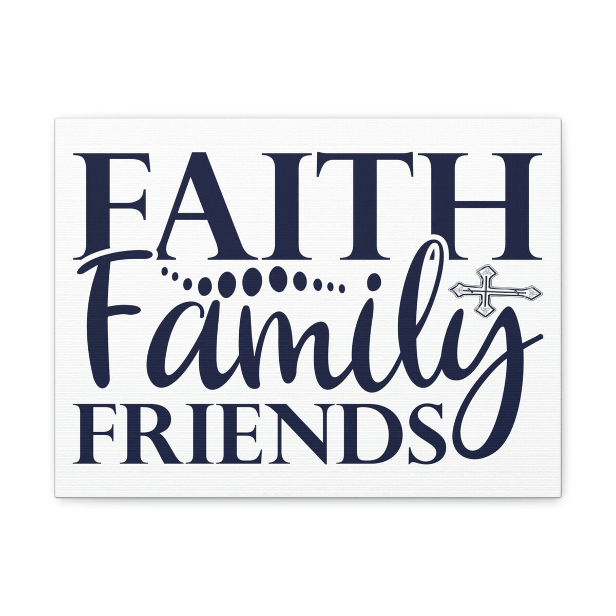 Scripture Walls Faith, Family, Friends Matthew 12:50 Christian Wall Art Print Ready to Hang Unframed-Express Your Love Gifts