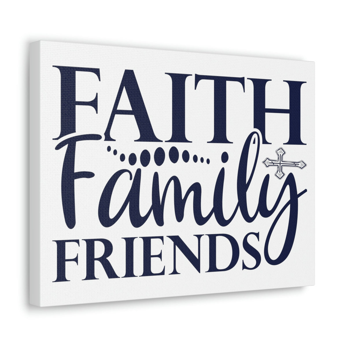 Scripture Walls Faith, Family, Friends Matthew 12:50 Christian Wall Art Print Ready to Hang Unframed-Express Your Love Gifts