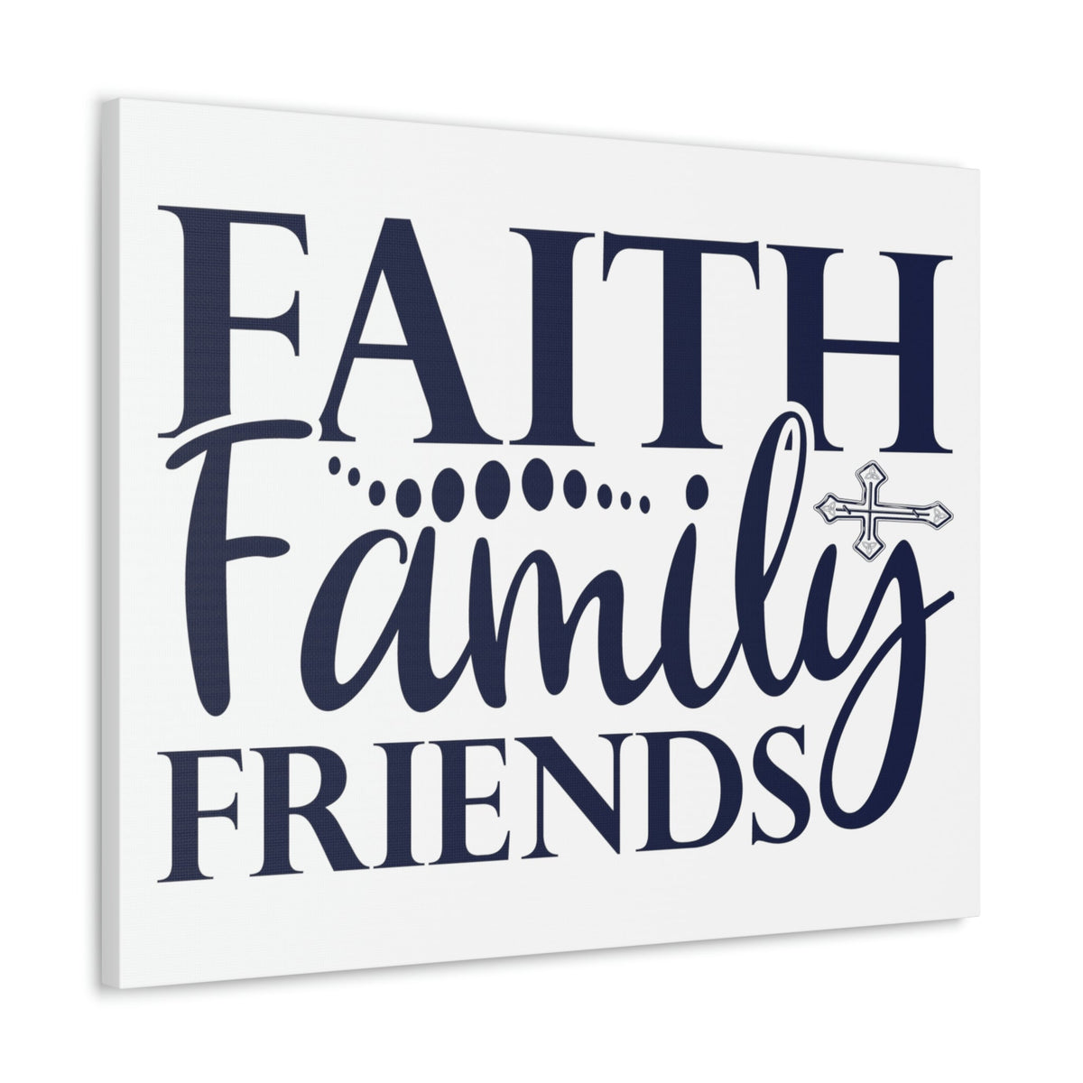 Scripture Walls Faith, Family, Friends Matthew 12:50 Christian Wall Art Print Ready to Hang Unframed-Express Your Love Gifts