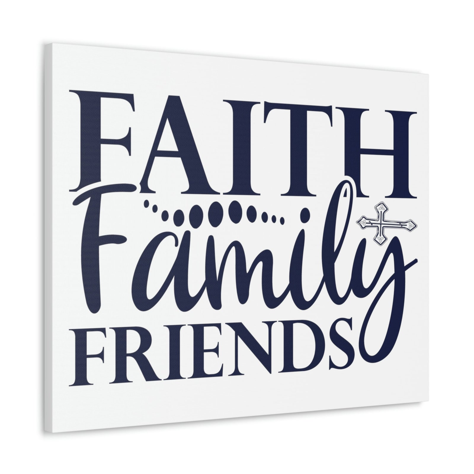 Scripture Walls Faith, Family, Friends Matthew 12:50 Christian Wall Art Print Ready to Hang Unframed-Express Your Love Gifts