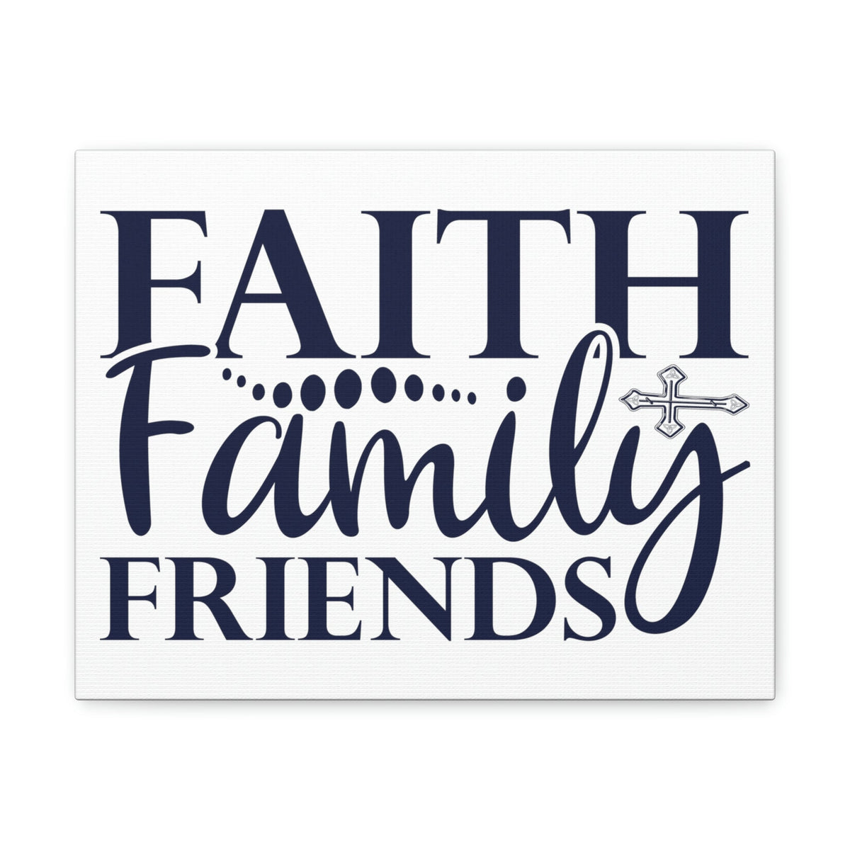 Scripture Walls Faith, Family, Friends Matthew 12:50 Christian Wall Art Print Ready to Hang Unframed-Express Your Love Gifts