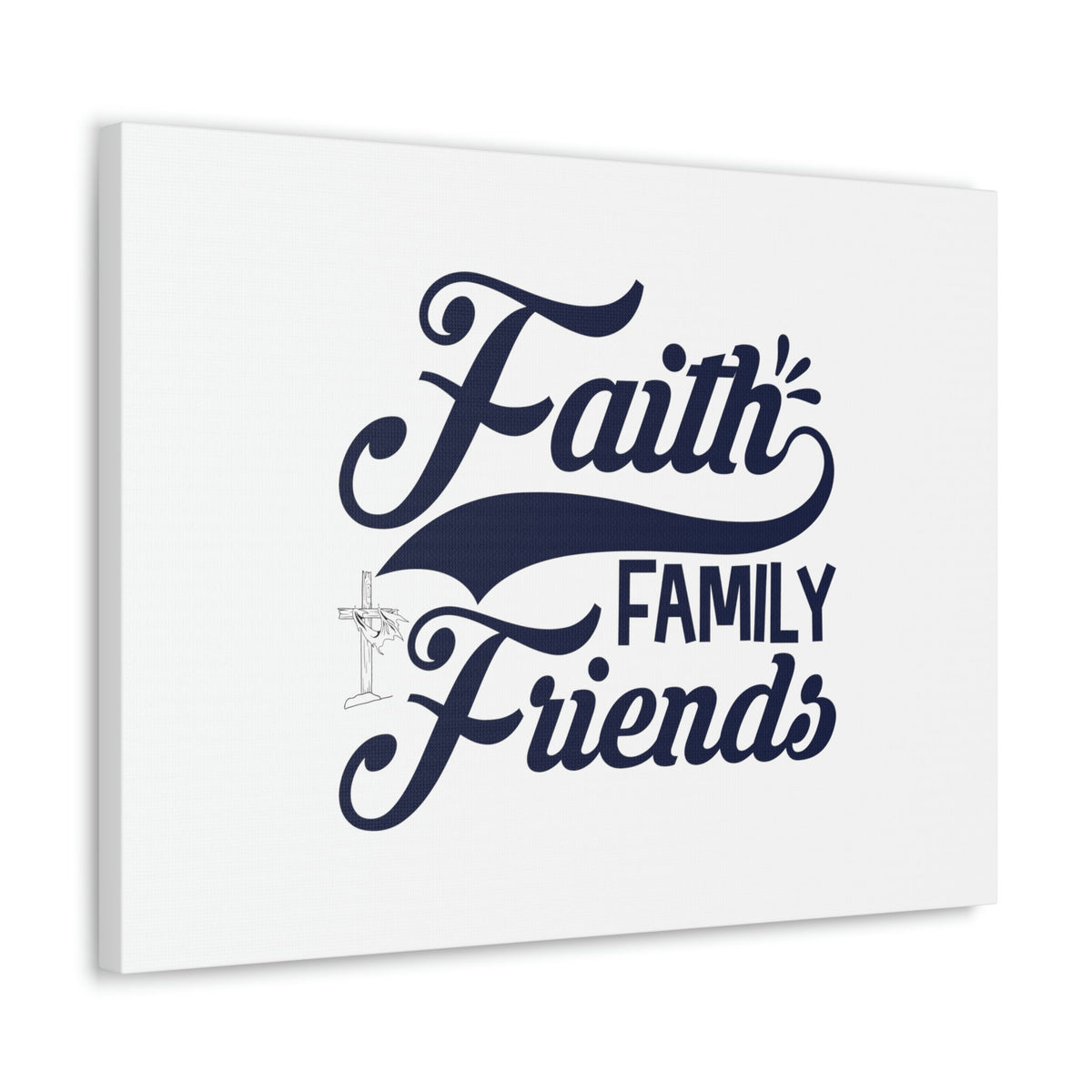 Scripture Walls Faith Family Friends Proverbs 27:17 Blue Swish Christian Wall Art Bible Verse Print Ready to Hang Unframed-Express Your Love Gifts