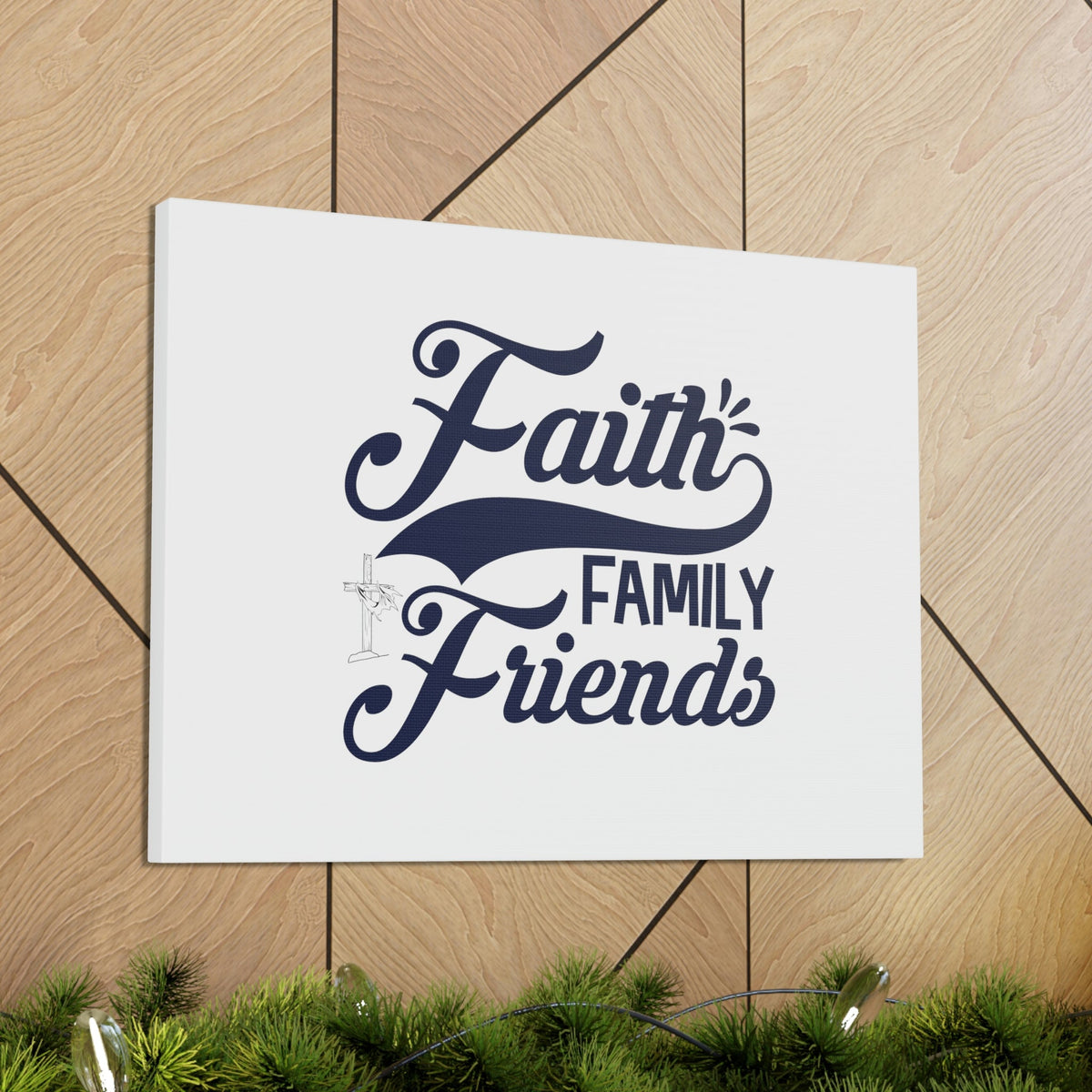 Scripture Walls Faith Family Friends Proverbs 27:17 Blue Swish Christian Wall Art Bible Verse Print Ready to Hang Unframed-Express Your Love Gifts