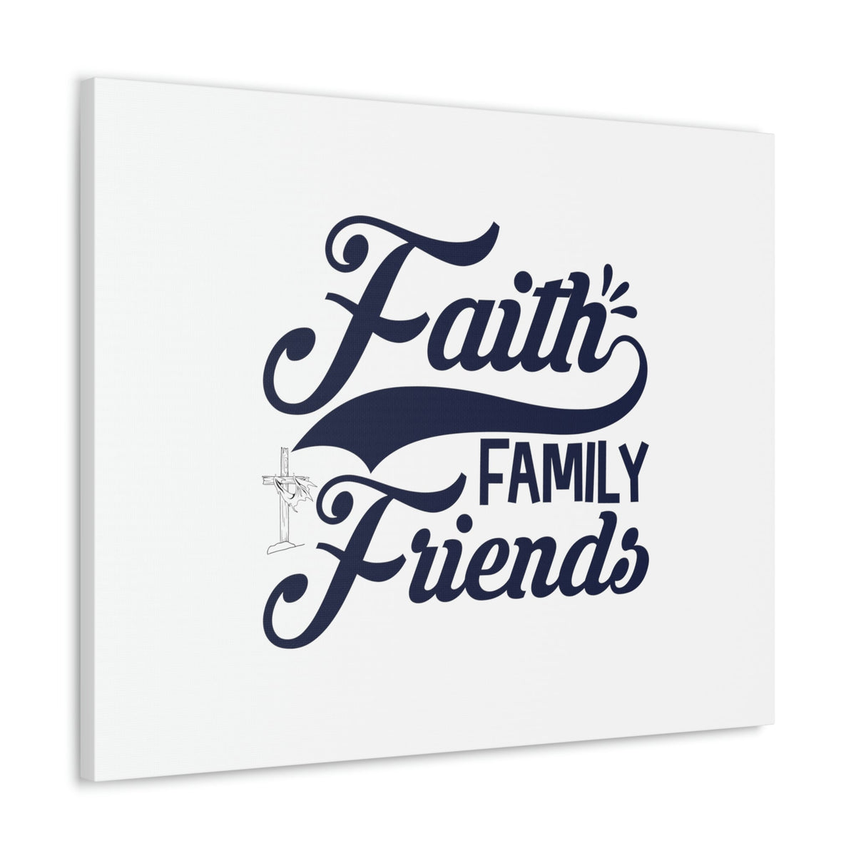 Scripture Walls Faith Family Friends Proverbs 27:17 Blue Swish Christian Wall Art Bible Verse Print Ready to Hang Unframed-Express Your Love Gifts