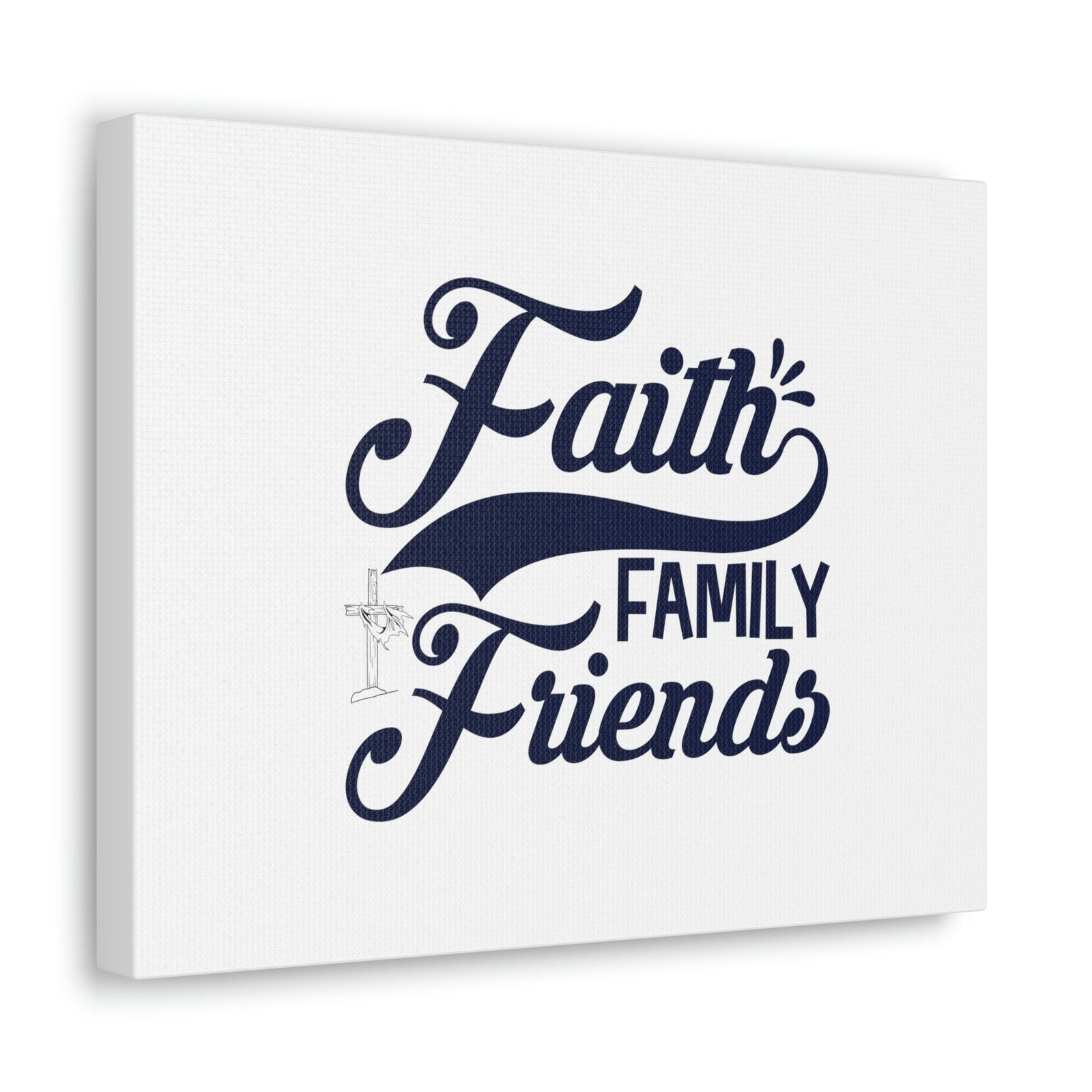 Scripture Walls Faith Family Friends Proverbs 27:17 Blue Swish Christian Wall Art Bible Verse Print Ready to Hang Unframed-Express Your Love Gifts