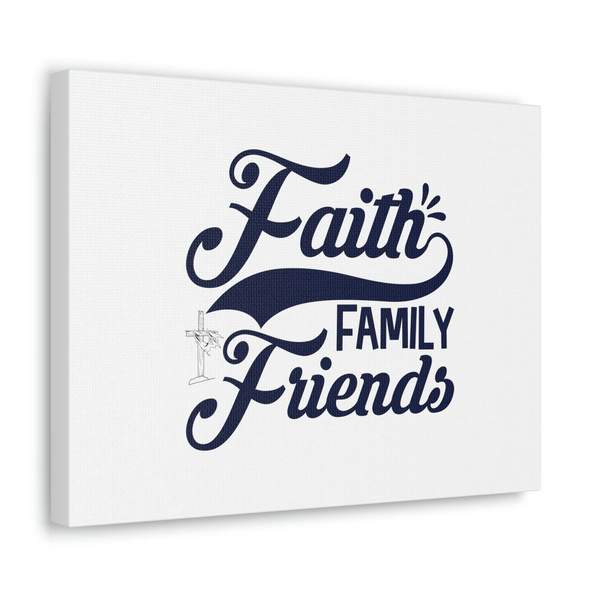Scripture Walls Faith Family Friends Proverbs 27:17 Blue Swish Christian Wall Art Bible Verse Print Ready to Hang Unframed-Express Your Love Gifts