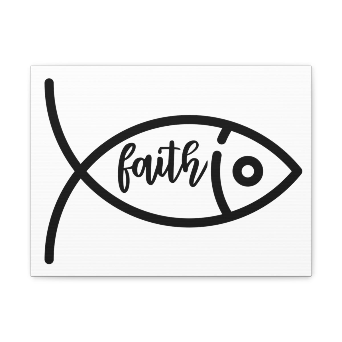 Scripture Walls Faith Fish Luke 8:22-25 hristian Wall Art Print Ready to Hang Unframed-Express Your Love Gifts