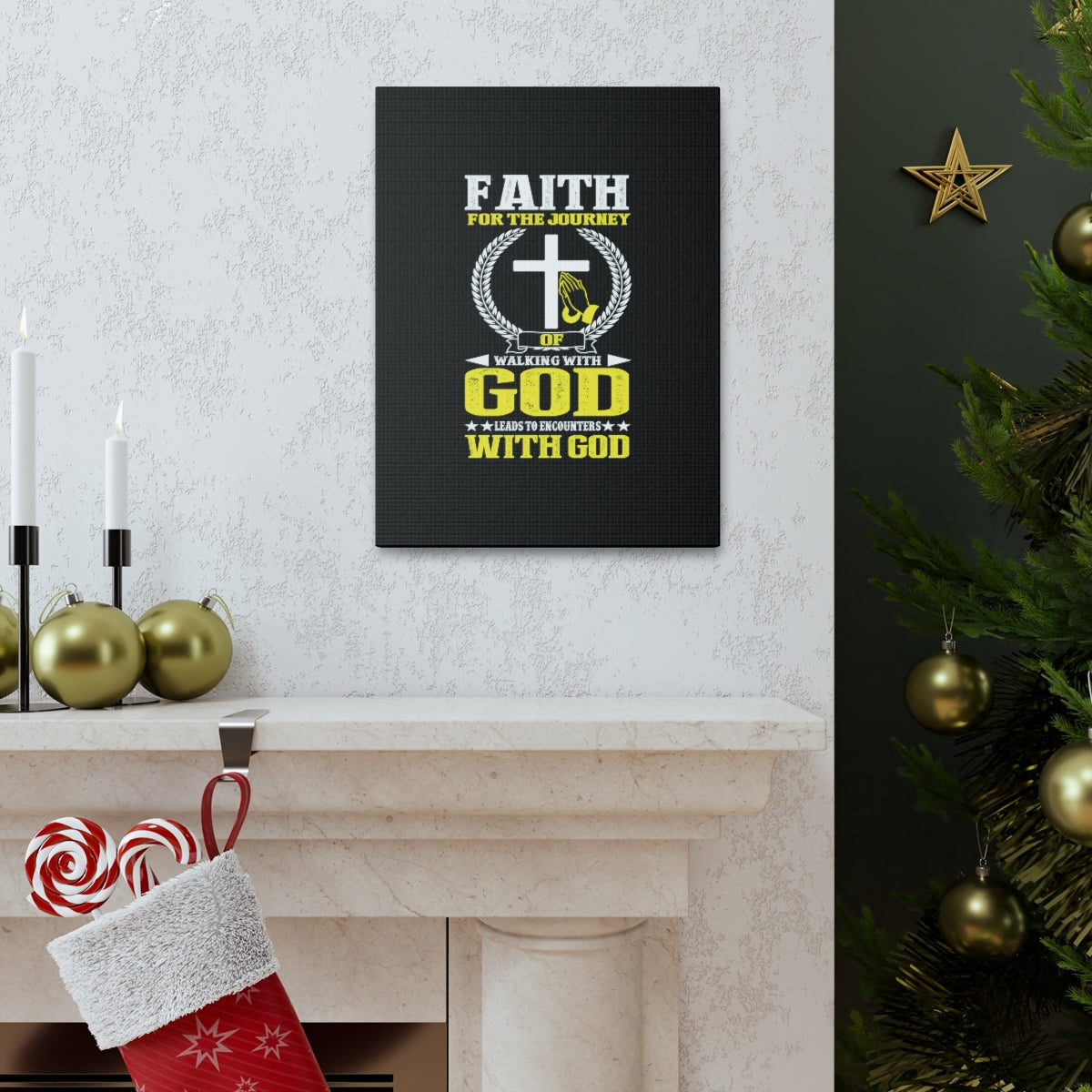 Scripture Walls Faith For The Journey Ephesians 2:10 Christian Wall Art Bible Verse Print Ready to Hang Unframed-Express Your Love Gifts