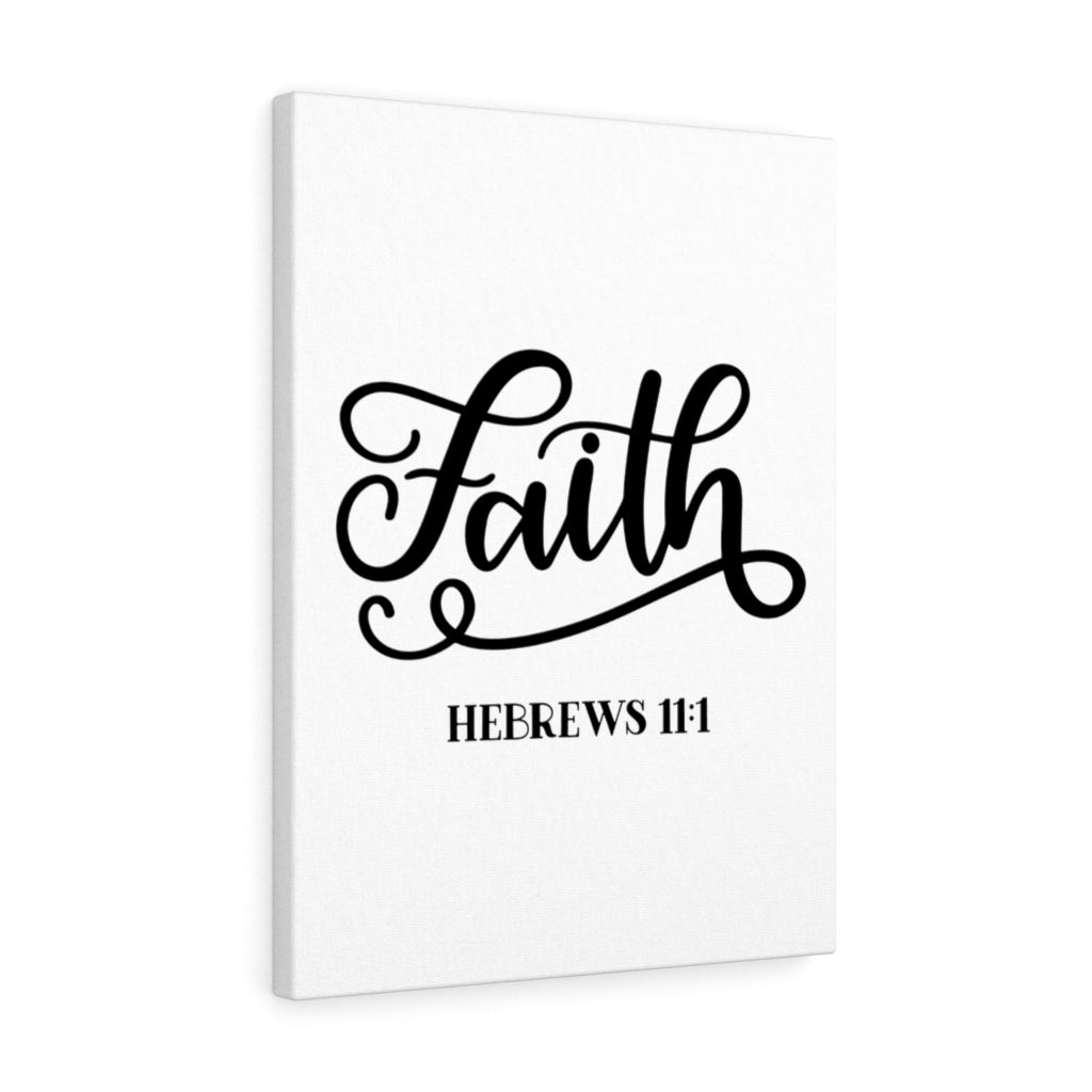 Scripture Walls Faith Hebrew 11:1 Bible Verse Canvas Christian Wall Art Ready to Hang Unframed-Express Your Love Gifts