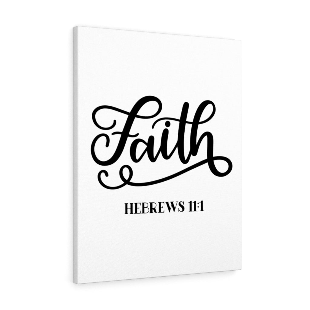 Scripture Walls Faith Hebrew 11:1 Bible Verse Canvas Christian Wall Art Ready to Hang Unframed-Express Your Love Gifts