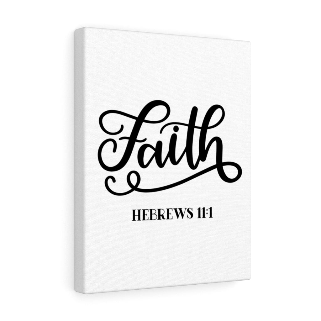 Scripture Walls Faith Hebrew 11:1 Bible Verse Canvas Christian Wall Art Ready to Hang Unframed-Express Your Love Gifts