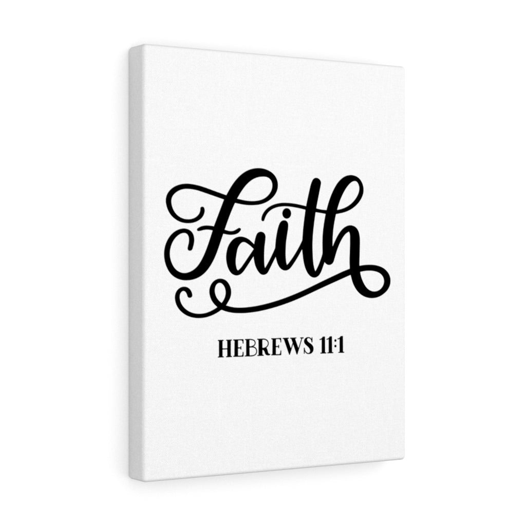 Scripture Walls Faith Hebrew 11:1 Bible Verse Canvas Christian Wall Art Ready to Hang Unframed-Express Your Love Gifts