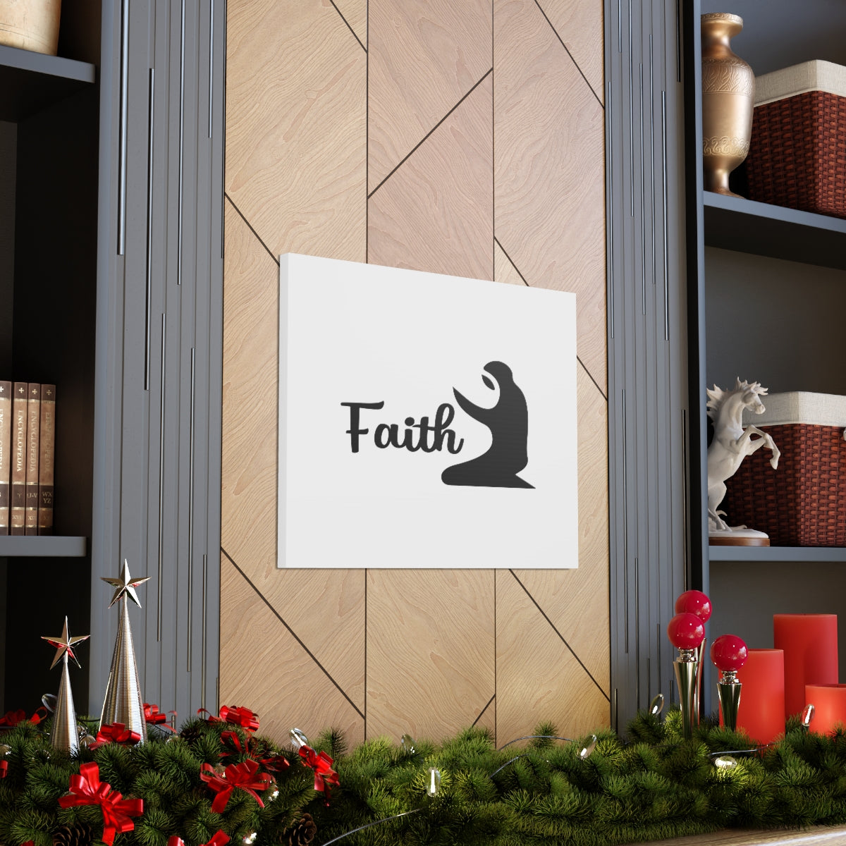 Scripture Walls Faith Hebrews 11:1 Plain Christian Wall Art Bible Verse Print Ready to Hang Unframed-Express Your Love Gifts